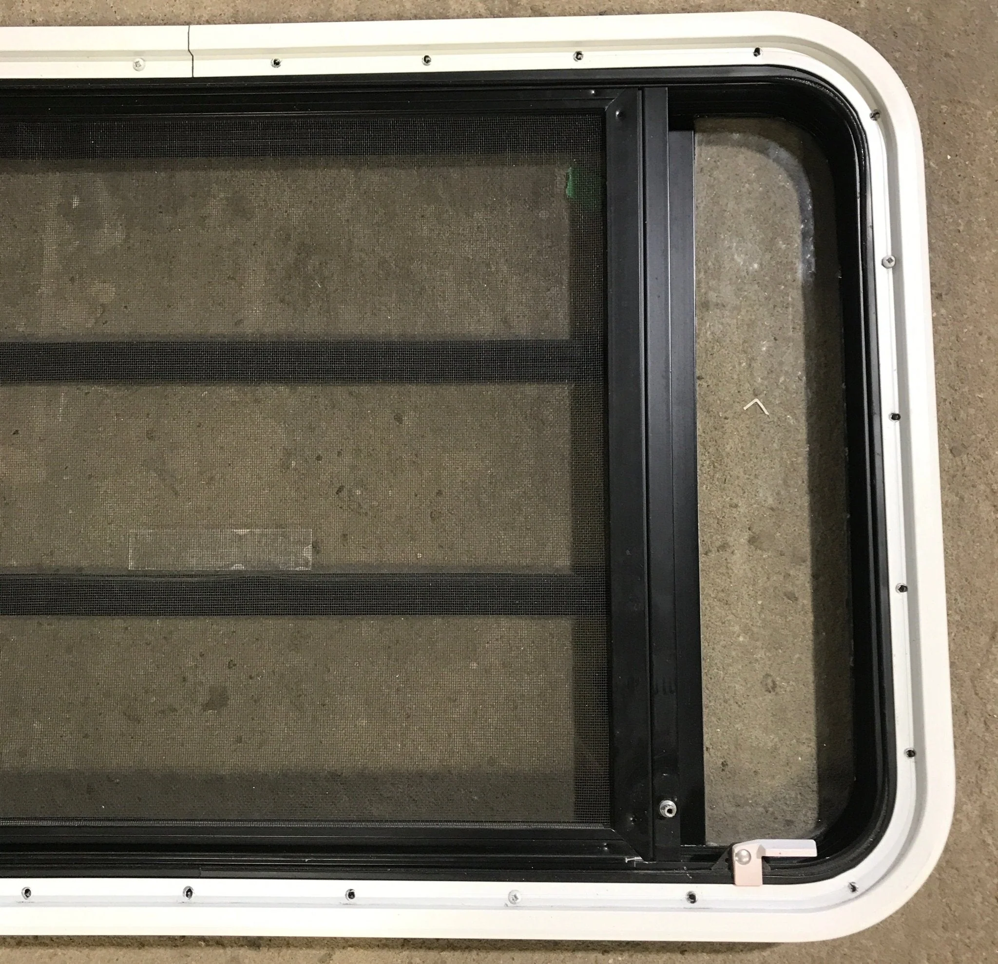 Used Black Radius Emergency Opening Window : 35 1/4" W x 21 1/4" H x 1 7/8" D - Image 6