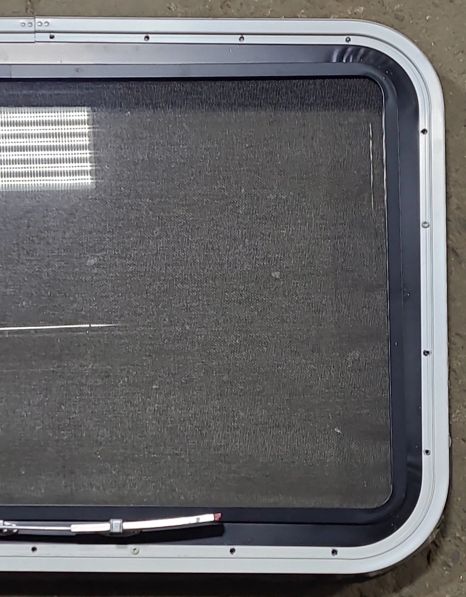 Used Black Radius Emergency Opening Window : 35 3/8" W x 21 3/8" H x 1 5/8" D - Image 6