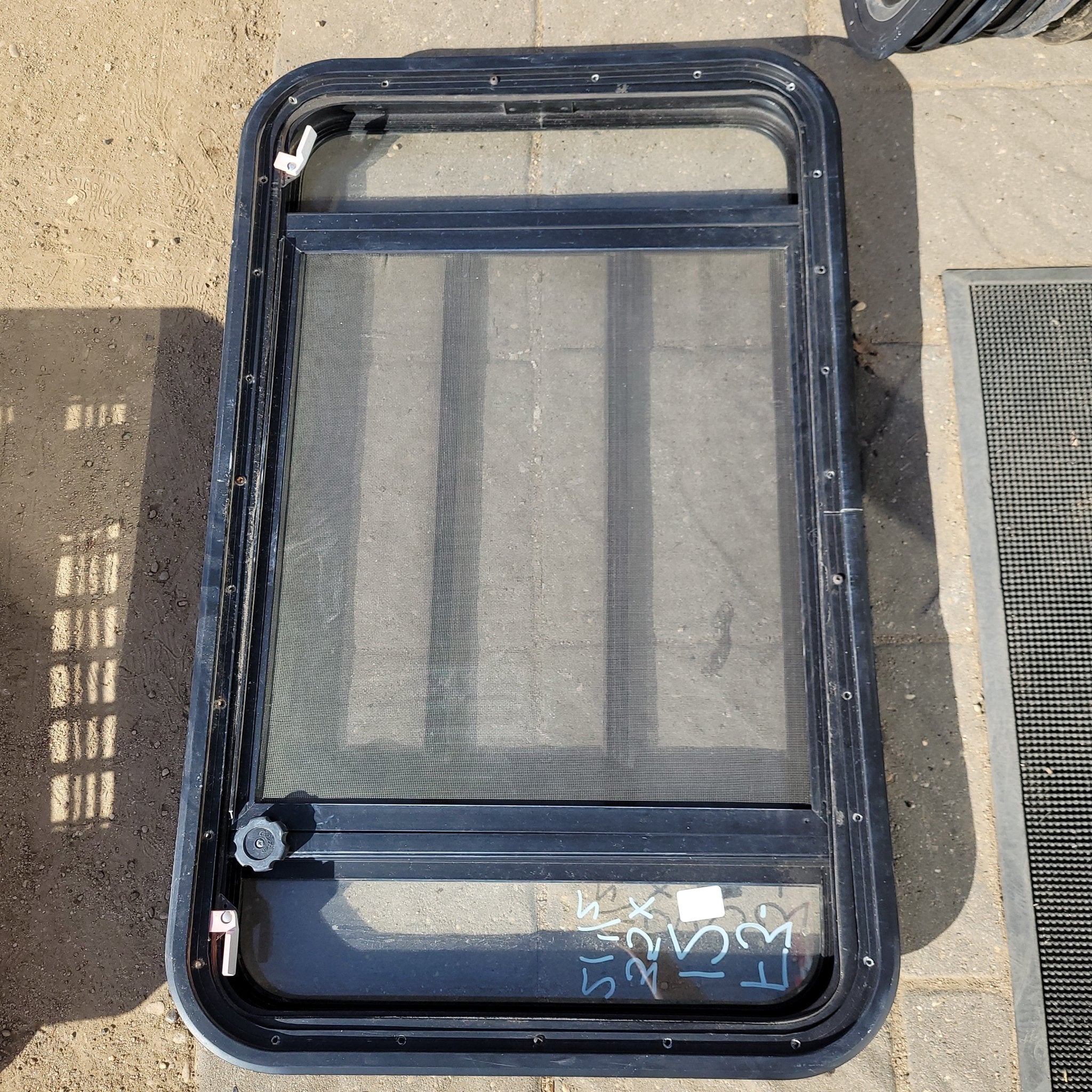 Used Black Radius Emergency Opening Window : 35 X 21 1/2 X 2" D - Image 2