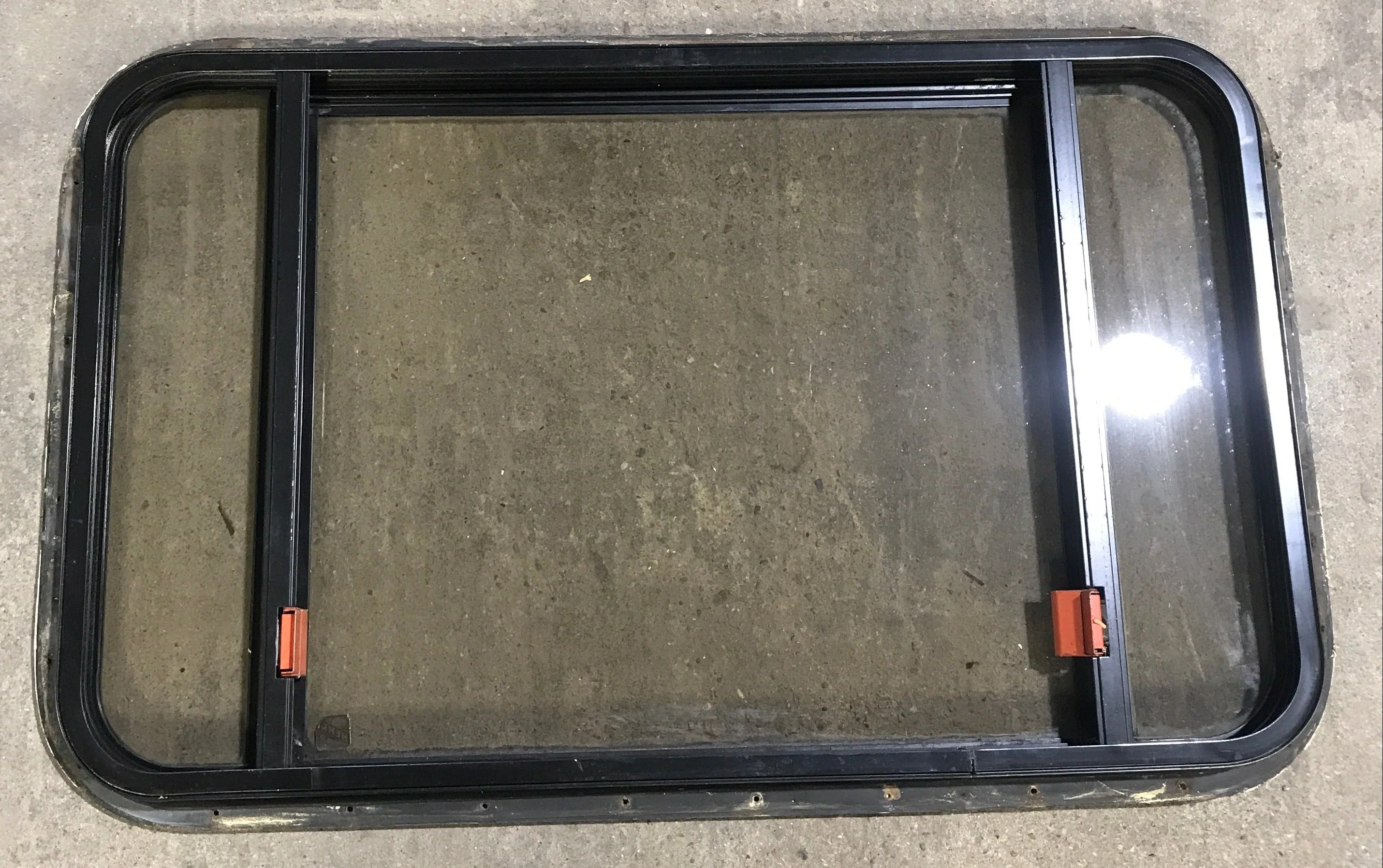 Used Black Radius Emergency Opening Window : 36 3/4" W x 23" H x 1 1/2" - Image 4