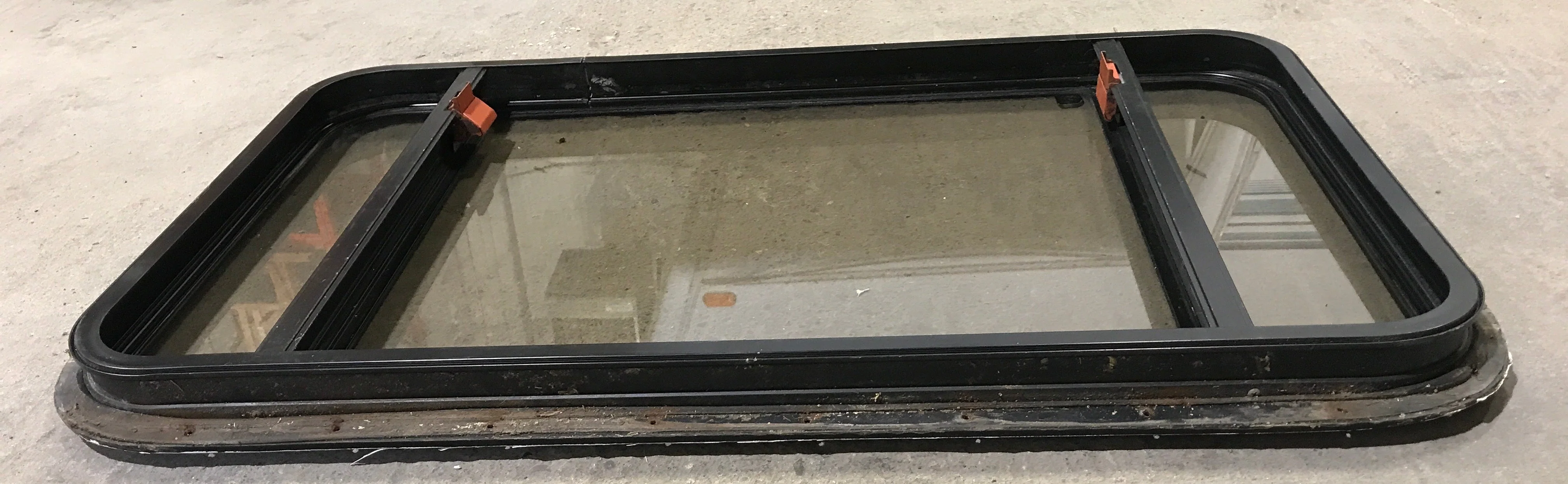 Used Black Radius Emergency Opening Window : 36 3/4" W x 23" H x 1 1/2" - Image 7