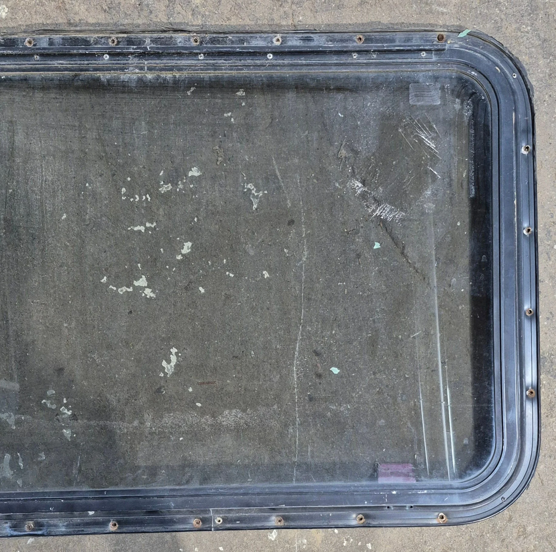 Used Black Radius Emergency Opening Window : 36 3/4 x 23 1/2 x 1 1/2" D - Image 3