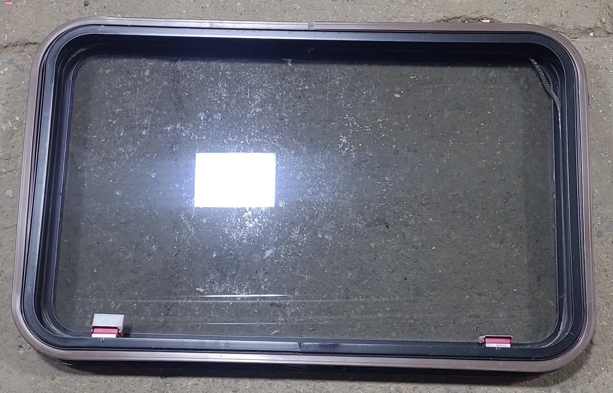 Used Black Radius Emergency Opening Window : 37" W x 23" H x 1 3/8" D - Image 4
