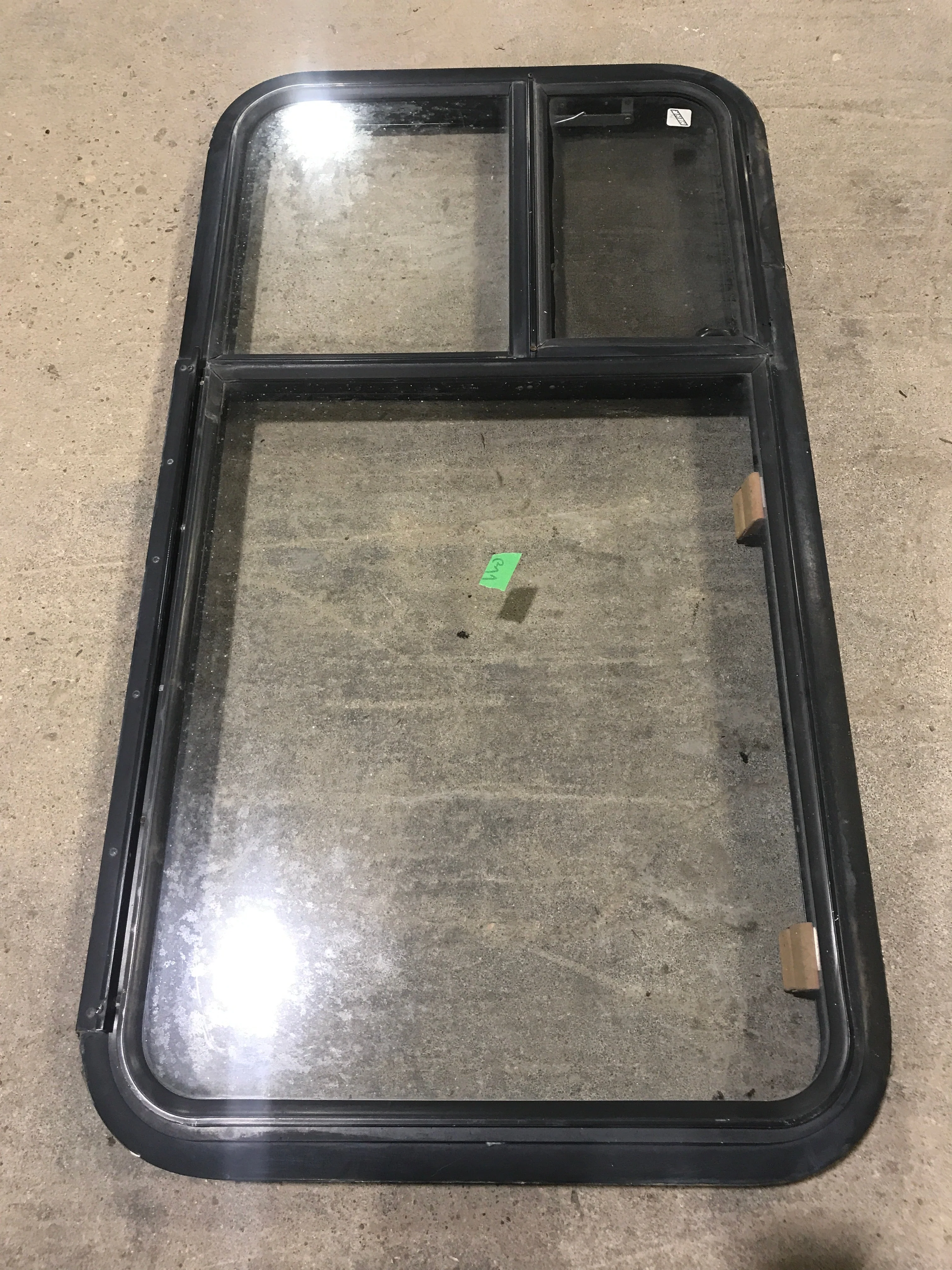 Used Black Radius Emergency Opening Window : 41 1/2" W X 21 1/2" H X 2" D - Image 2