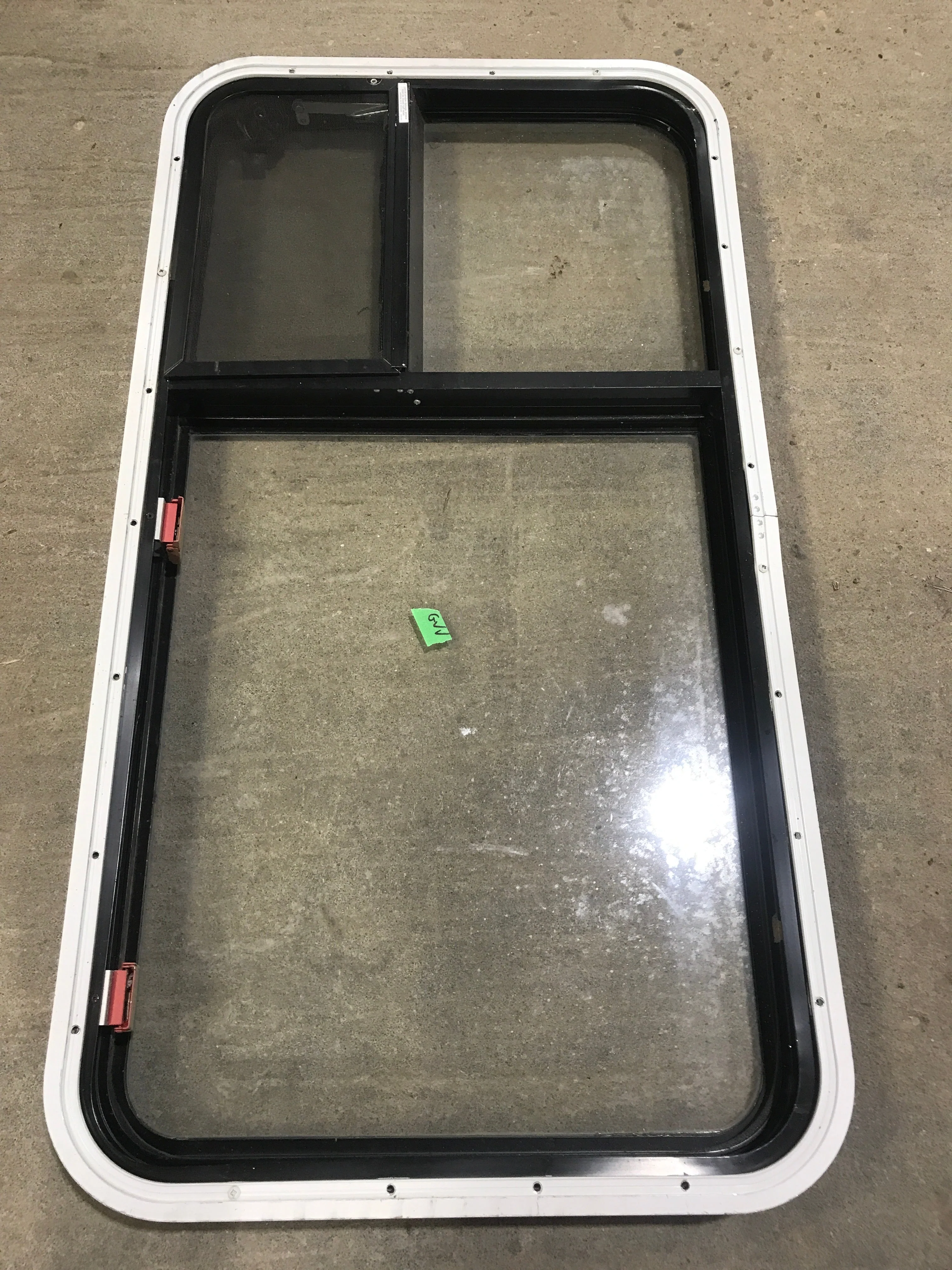 Used Black Radius Emergency Opening Window : 41 1/2" W X 21 1/2" H X 2" D - Image 4