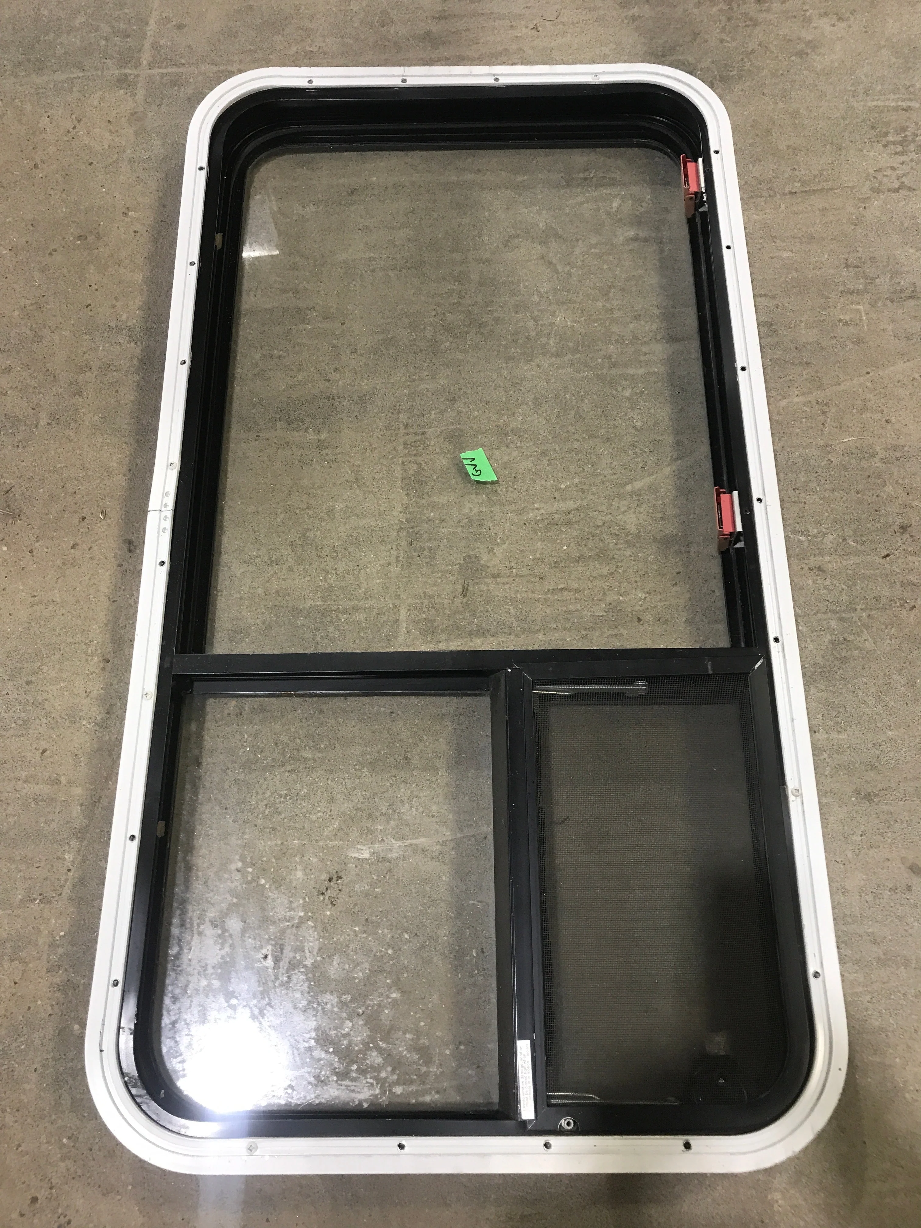Used Black Radius Emergency Opening Window : 41 1/2" W X 21 1/2" H X 2" D - Image 5