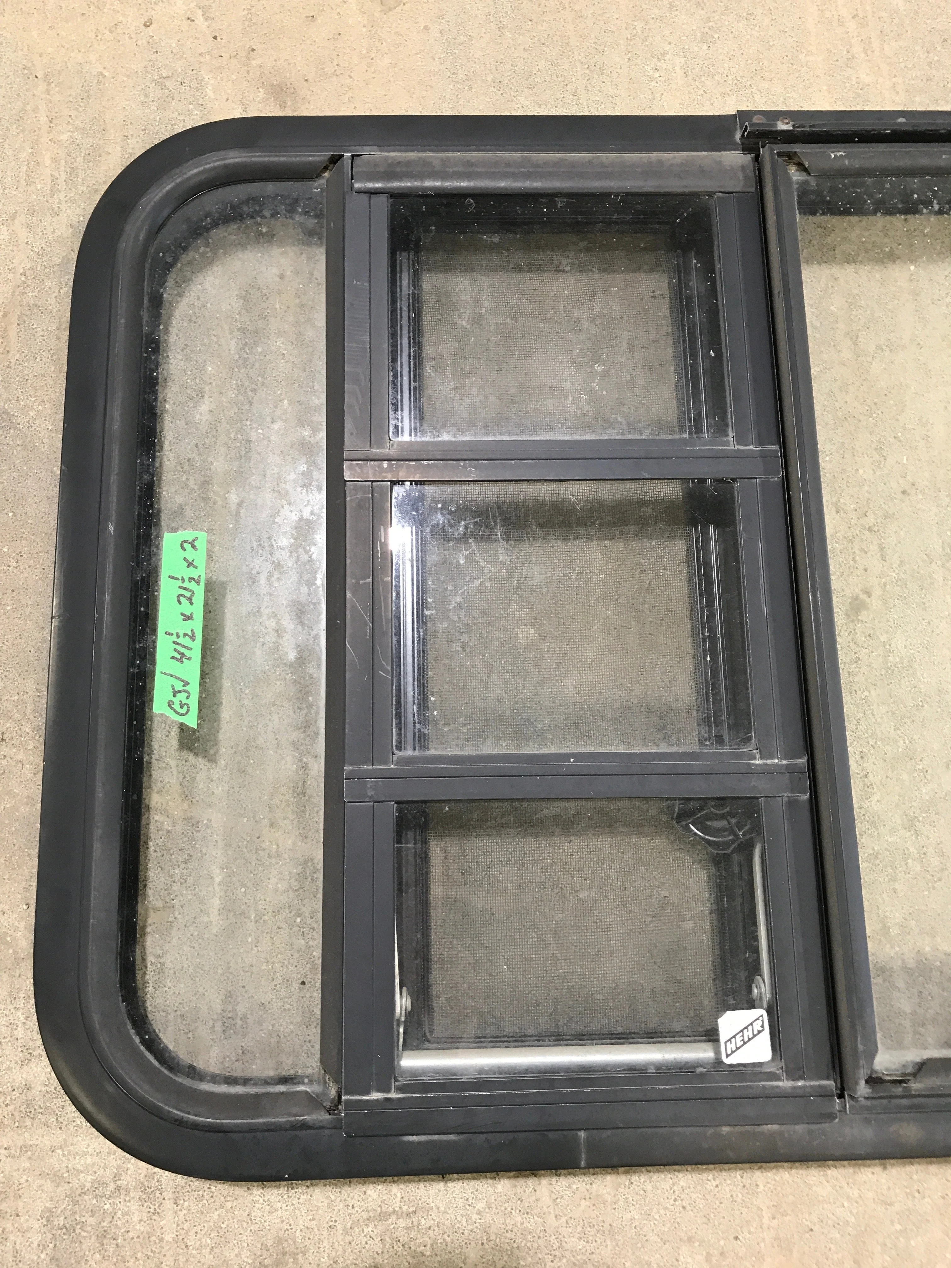 Used Black Radius Emergency Opening Window : 41 1/2" W x 21 1/2" H x 2" D - Image 2