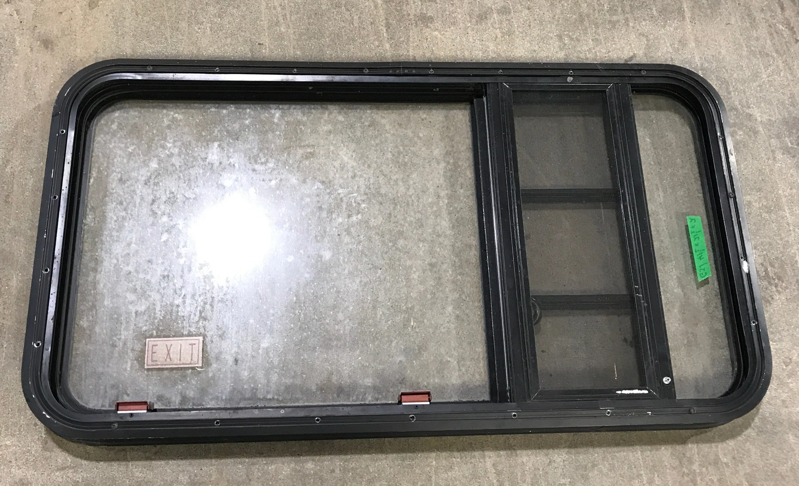Used Black Radius Emergency Opening Window : 41 1/2" W x 21 1/2" H x 2" D - Image 4