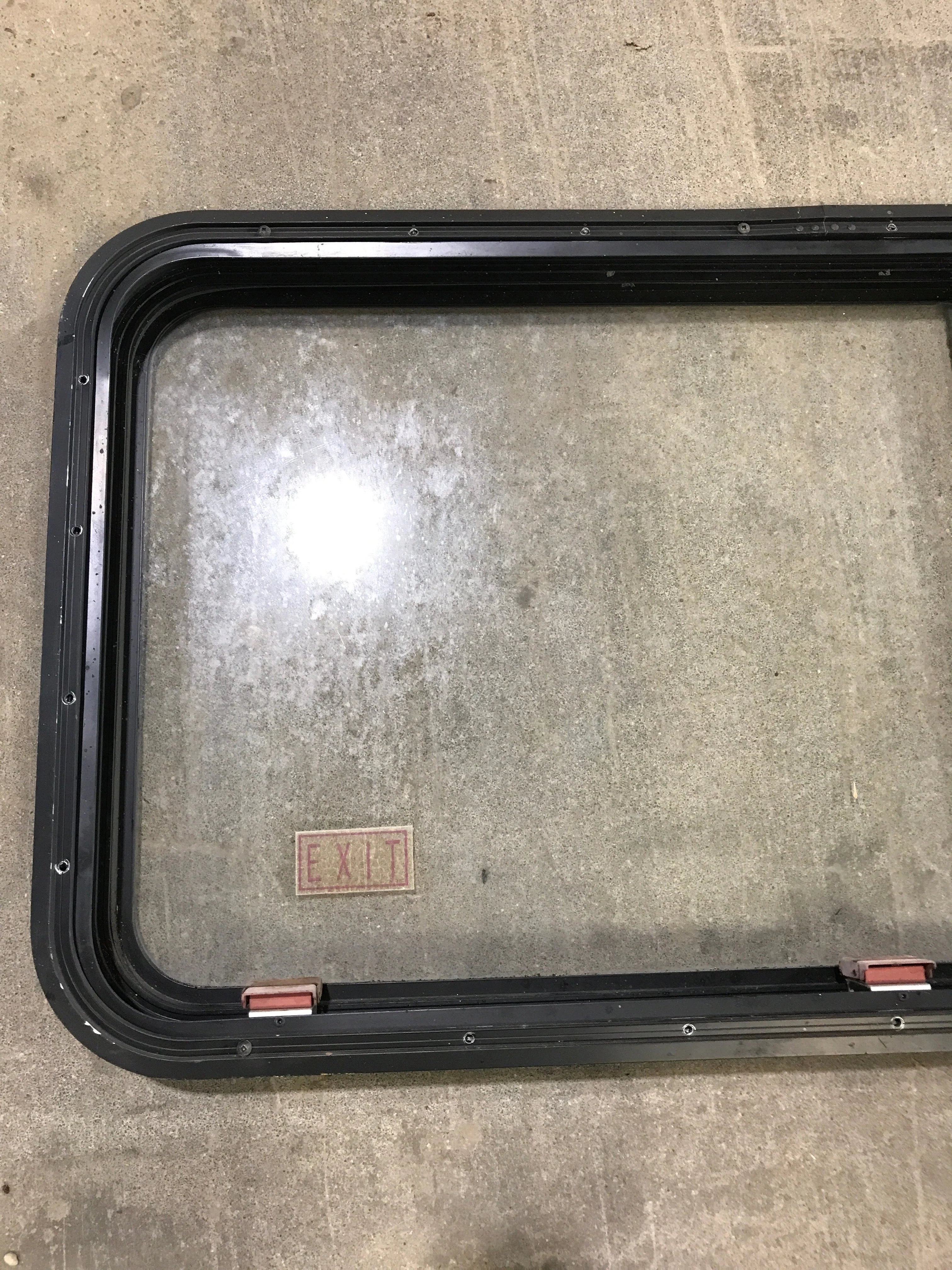 Used Black Radius Emergency Opening Window : 41 1/2" W x 21 1/2" H x 2" D - Image 5