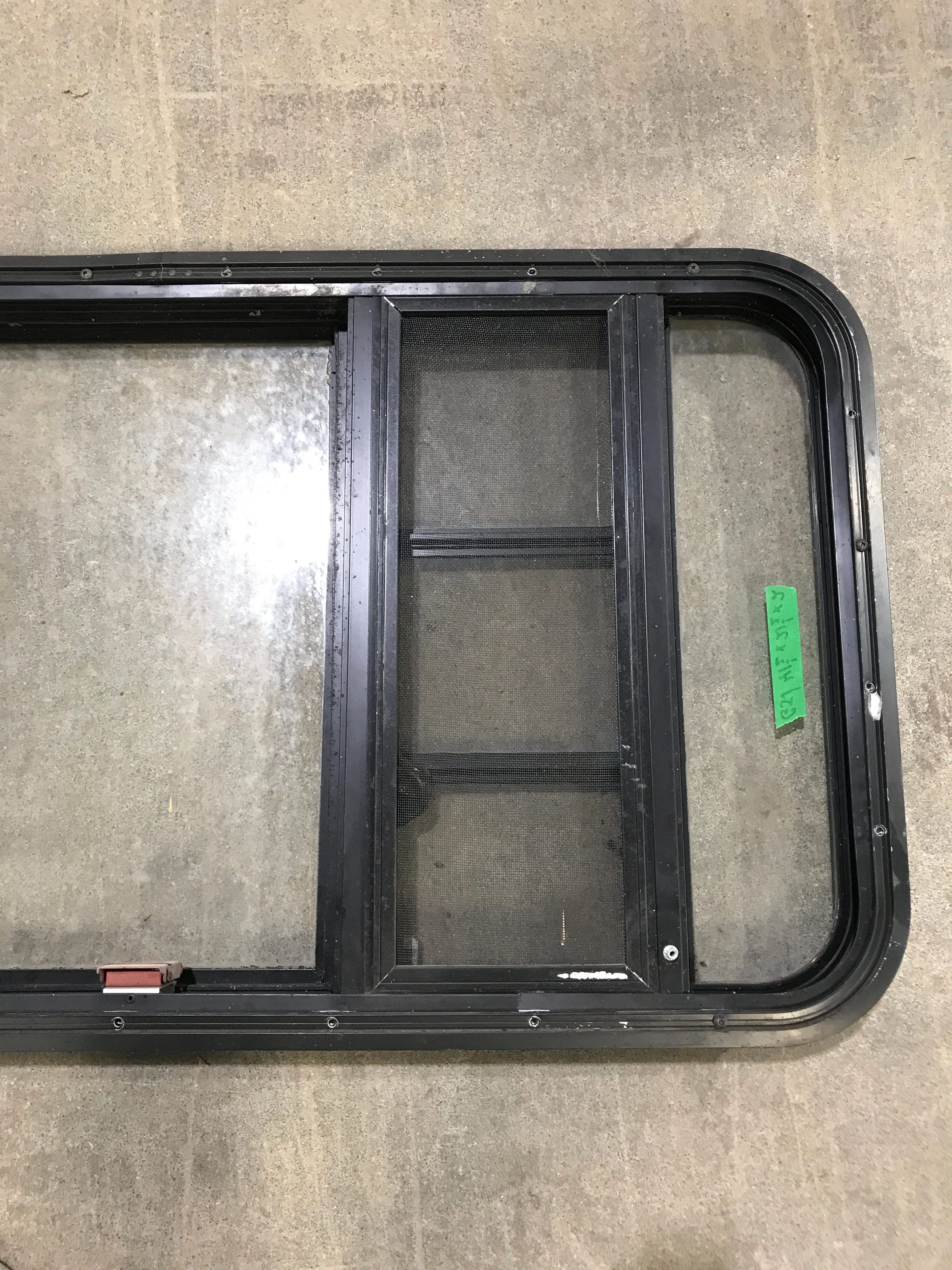 Used Black Radius Emergency Opening Window : 41 1/2" W x 21 1/2" H x 2" D - Image 6
