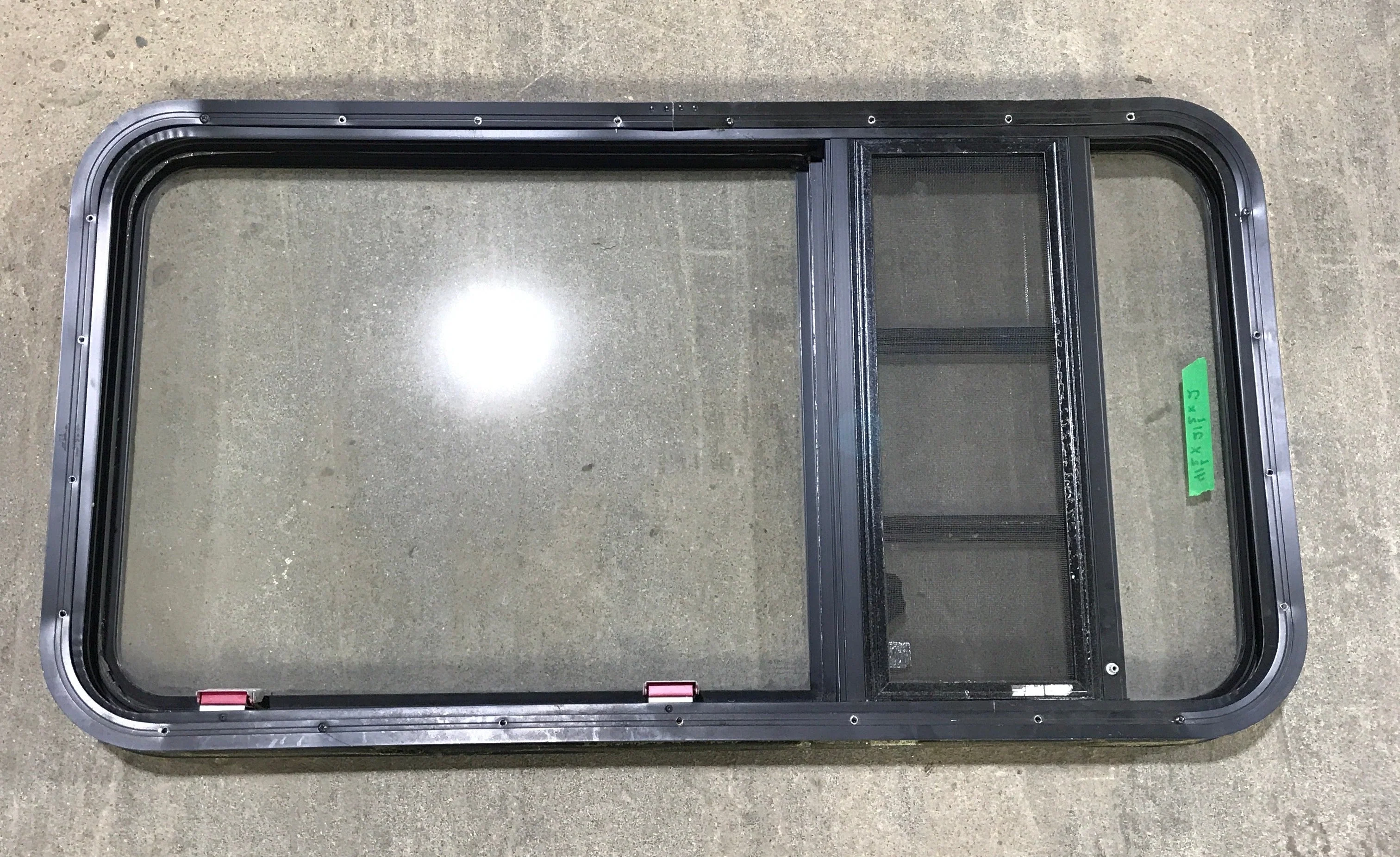 Used Black Radius Emergency Opening Window : 41 1/2" W x 21 1/2" H x 2" D - Image 4