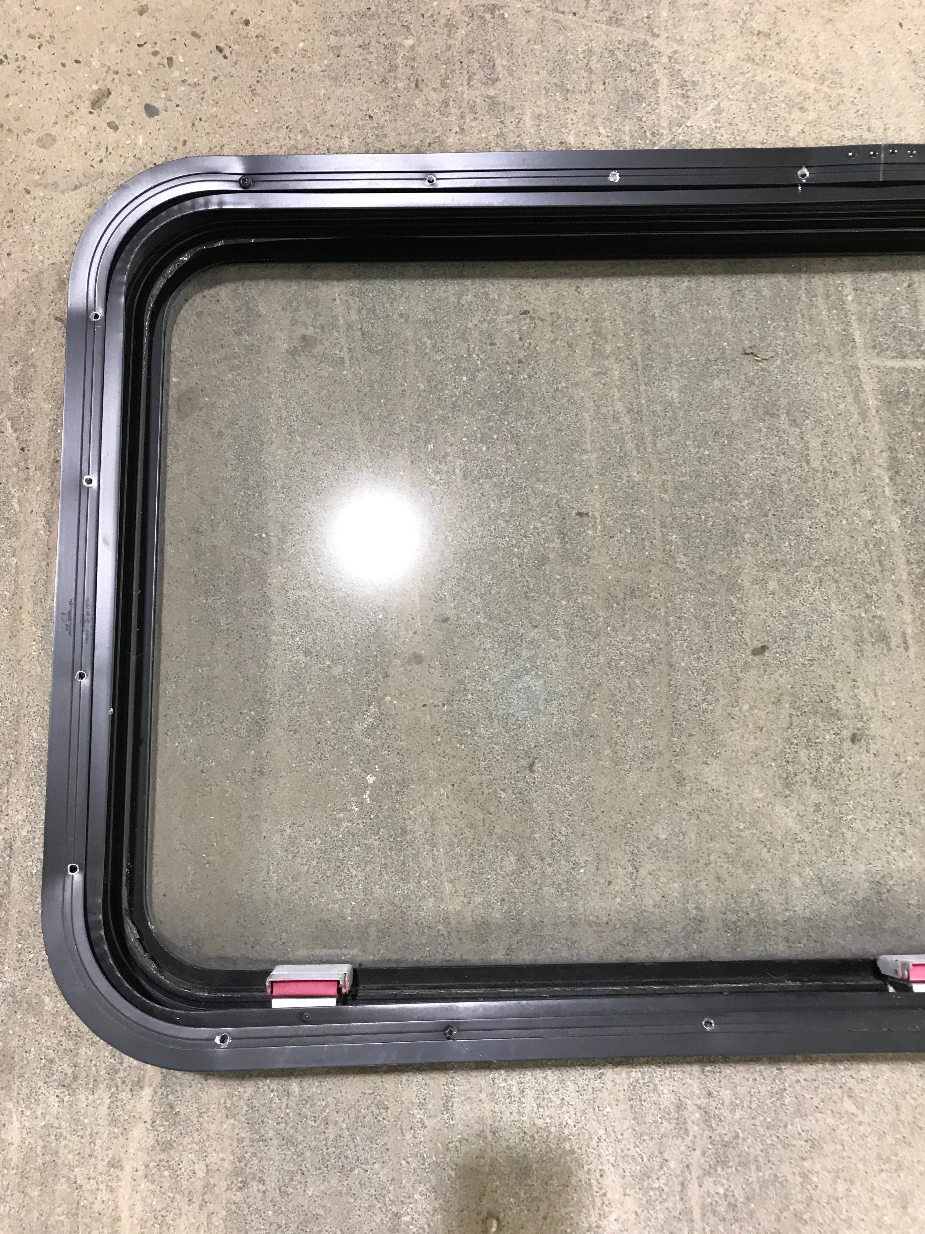 Used Black Radius Emergency Opening Window : 41 1/2" W x 21 1/2" H x 2" D - Image 5
