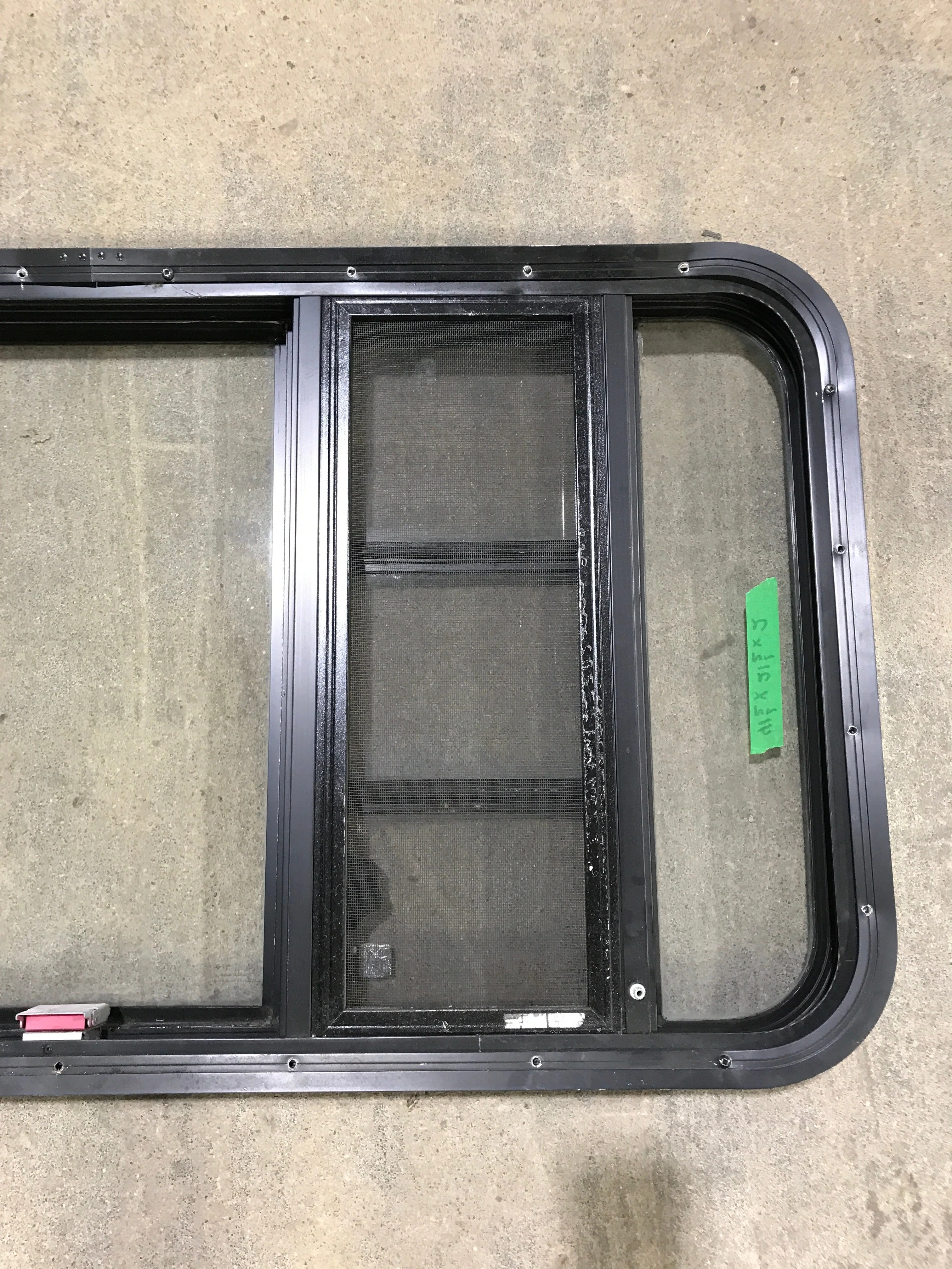 Used Black Radius Emergency Opening Window : 41 1/2" W x 21 1/2" H x 2" D - Image 6