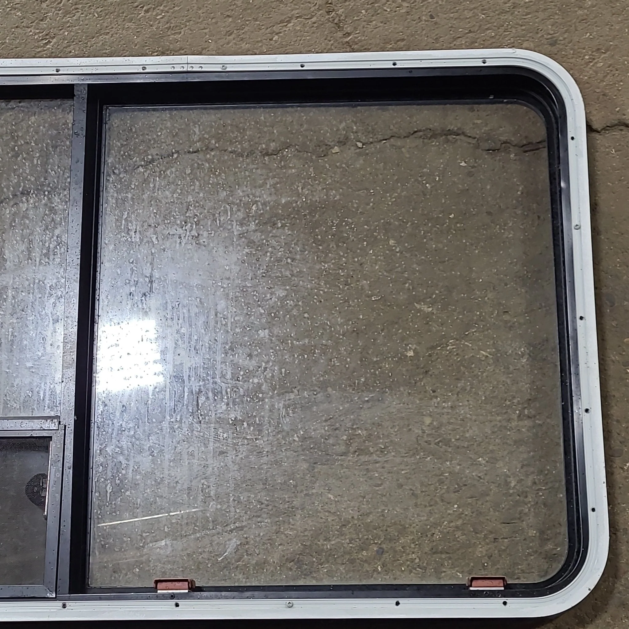 Used Black Radius Emergency Opening Window : 41 3/8" W x 28 5/8" H x 1 7/8" D - Image 7