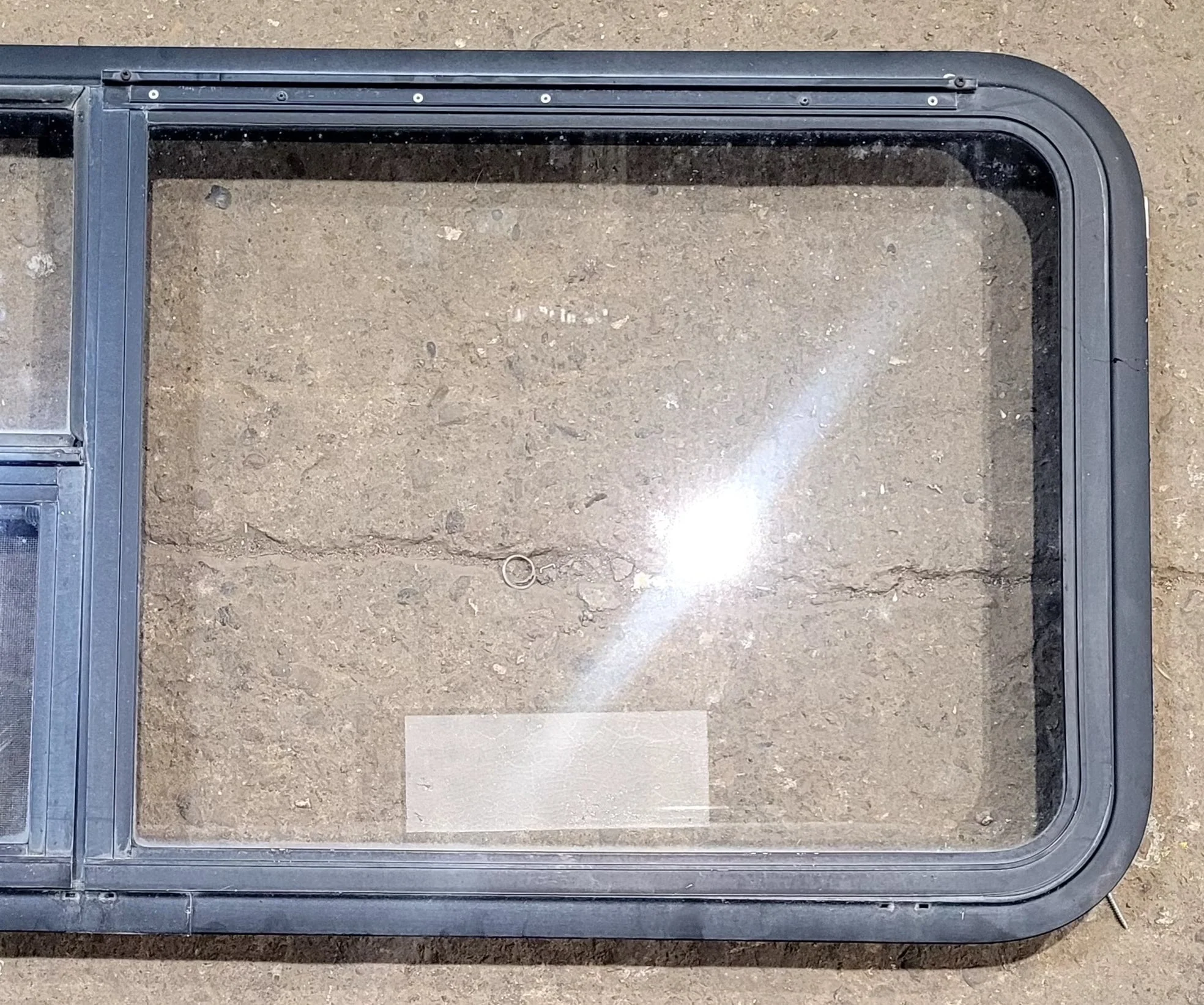 Used Black Radius Emergency Opening Window : 47 1/2" W x 21 1/4" H x 1 3/4" D - Image 2