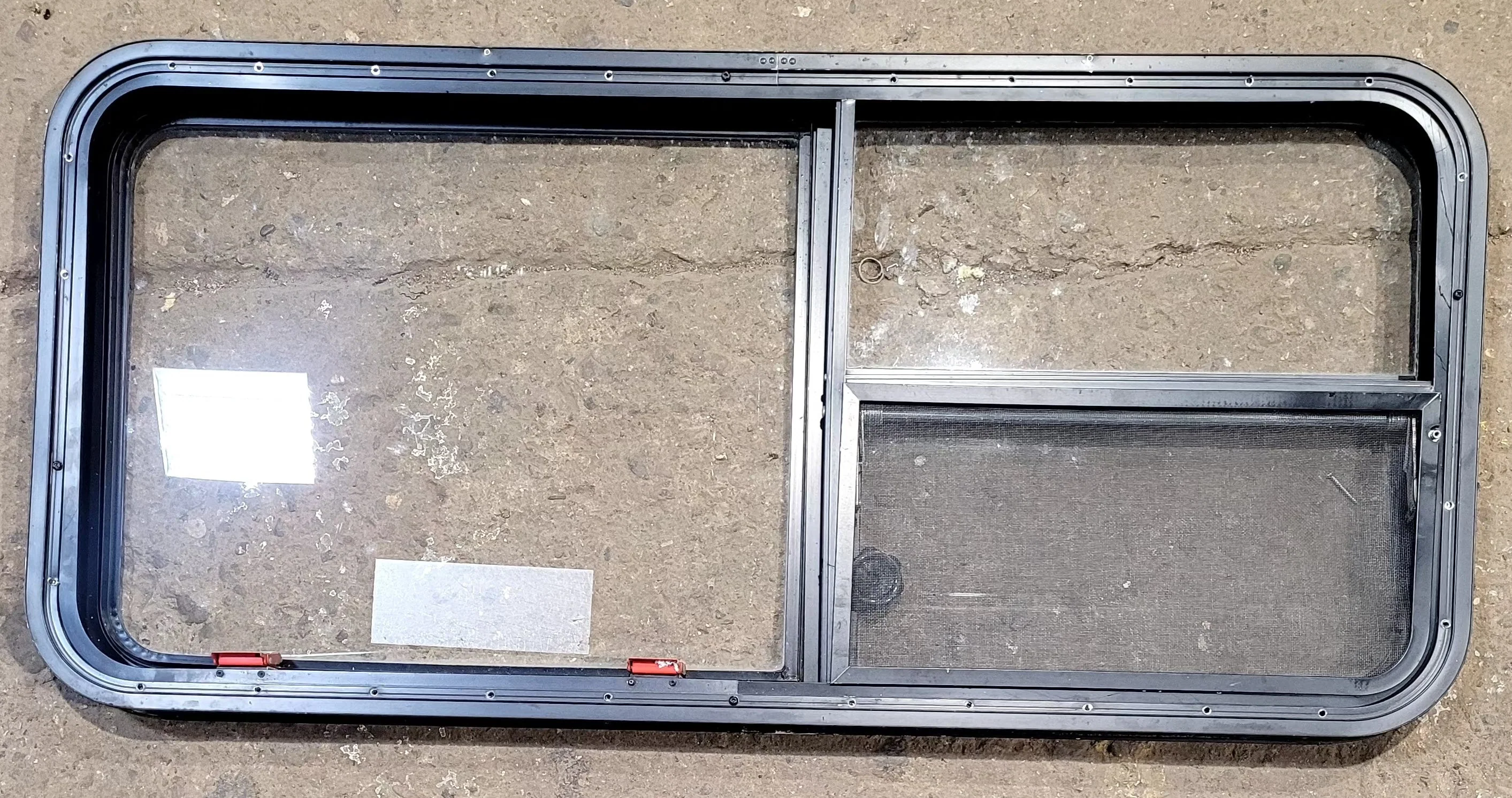 Used Black Radius Emergency Opening Window : 47 1/2" W x 21 1/4" H x 1 3/4" D - Image 4