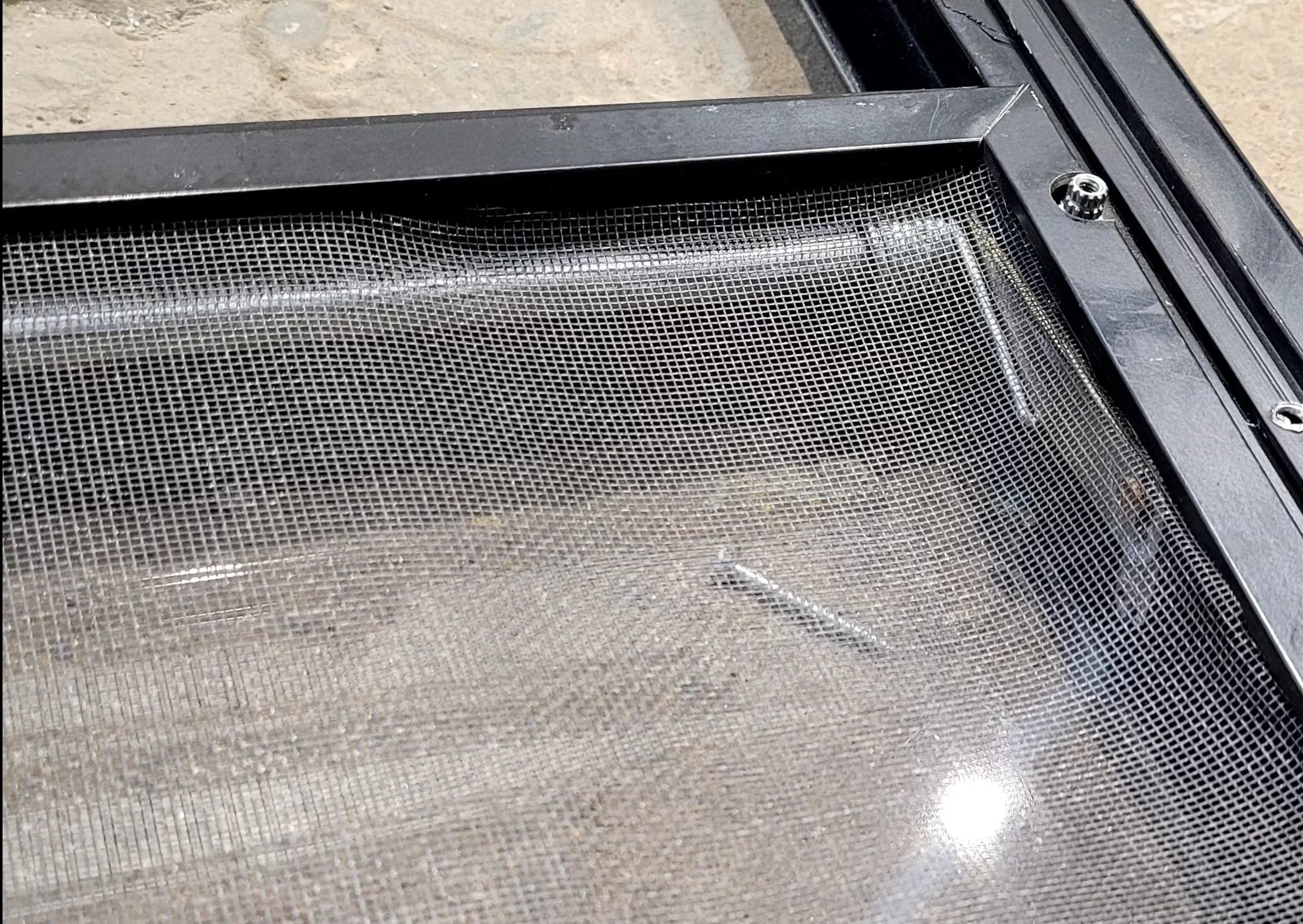 Used Black Radius Emergency Opening Window : 47 1/2" W x 21 1/4" H x 1 3/4" D - Image 7