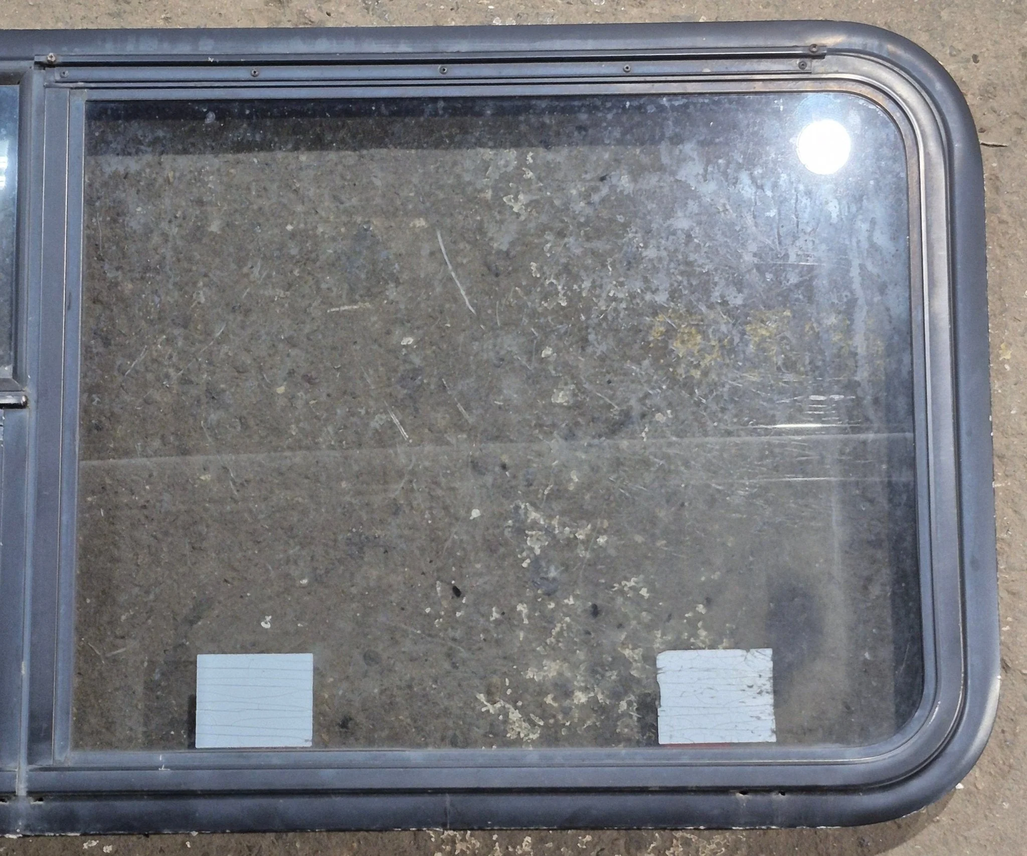 Used Black Radius Emergency Opening Window : 47 1/4" W x 21 1/4" H x 1 3/4" D - Image 3