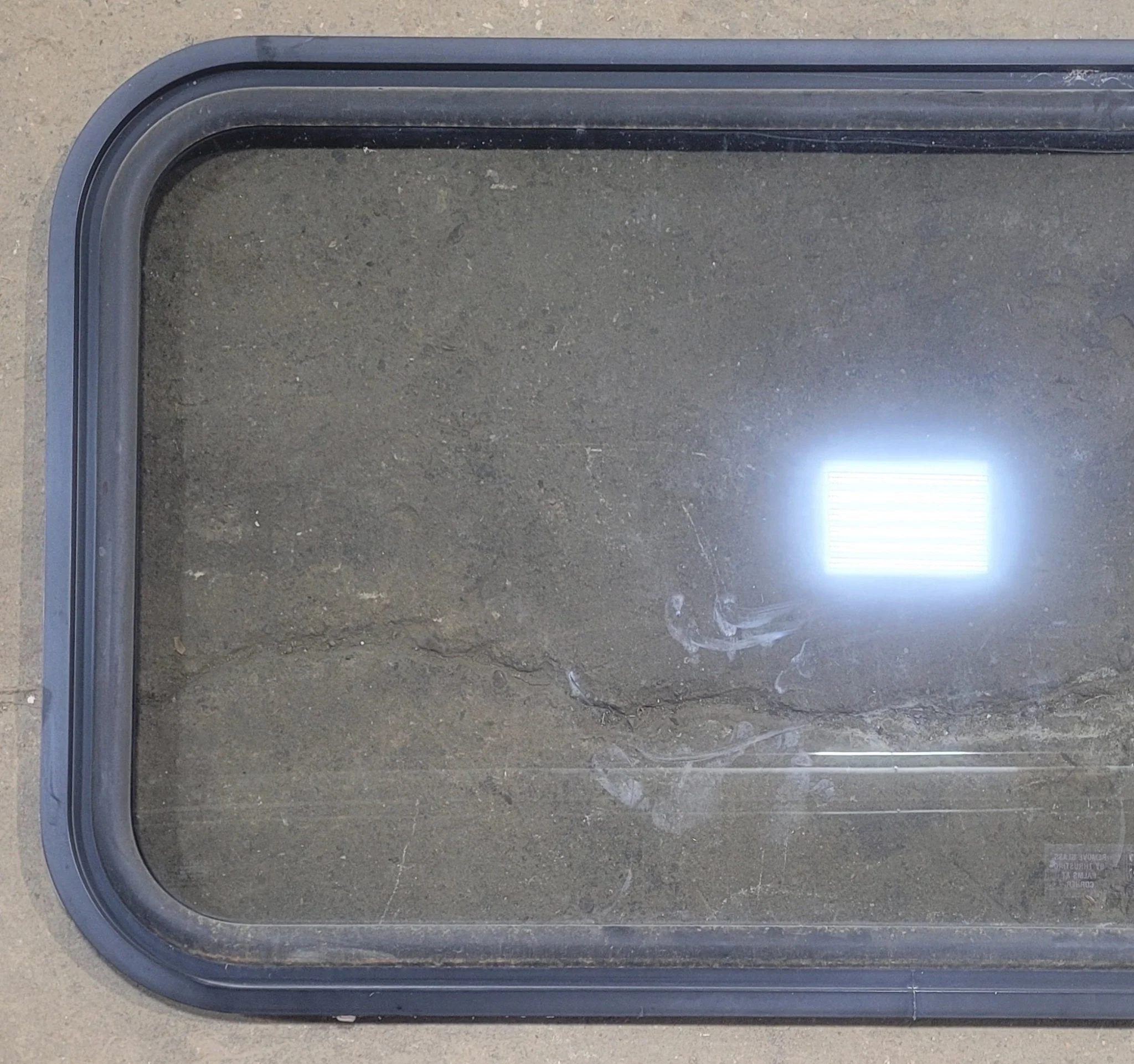 Used Black Radius Emergency Opening Window : 47 1/4" W x 25 1/2" H x 1" - Image 3