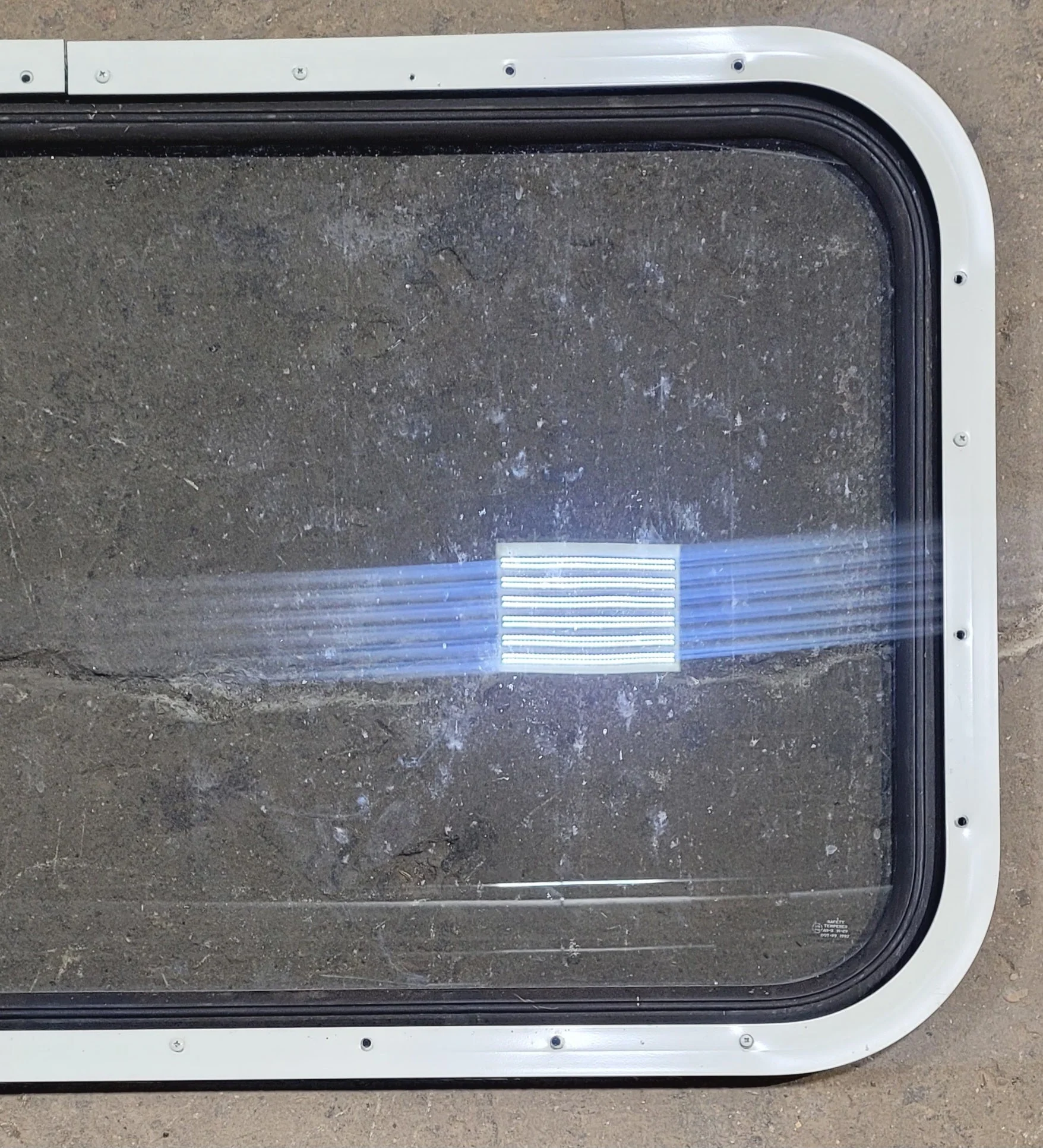 Used Black Radius Emergency Opening Window : 47 1/4" W x 25 1/2" H x 1" - Image 6