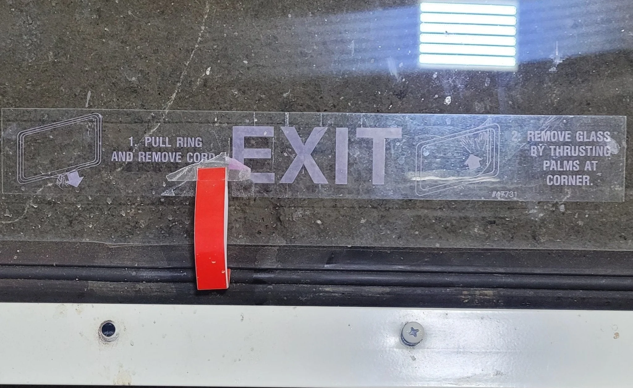 Used Black Radius Emergency Opening Window : 47 1/4" W x 25 1/2" H x 1" - Image 8