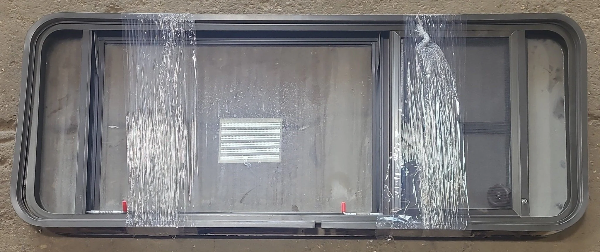 Used Black Radius Emergency Opening Window : 49 3/4" W x 19 1/2" H x 1 7/8" D - Image 4