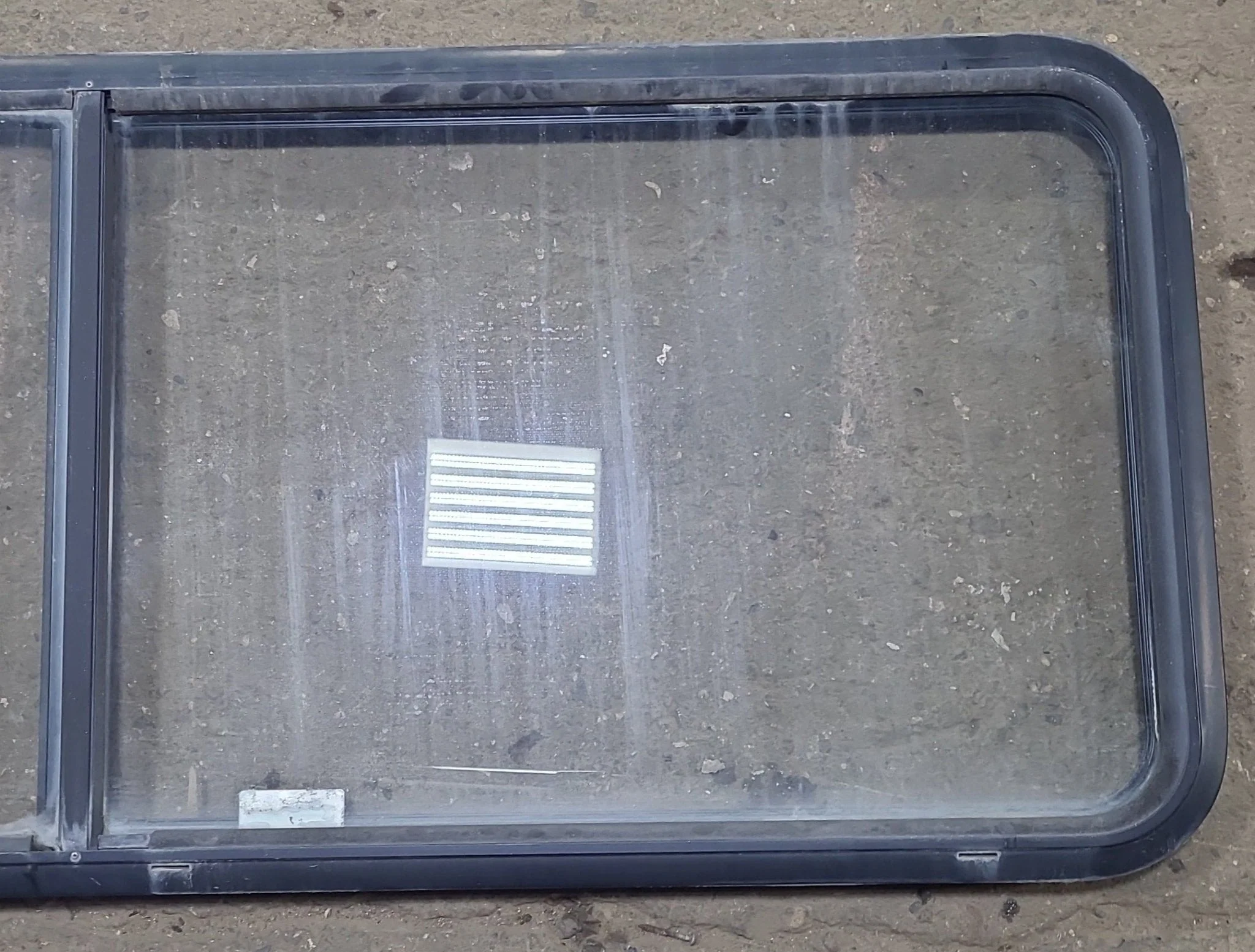 Used Black Radius Emergency Opening Window : 60 1/4" W x 21 3/4" H x 1 7/8" D - Image 2