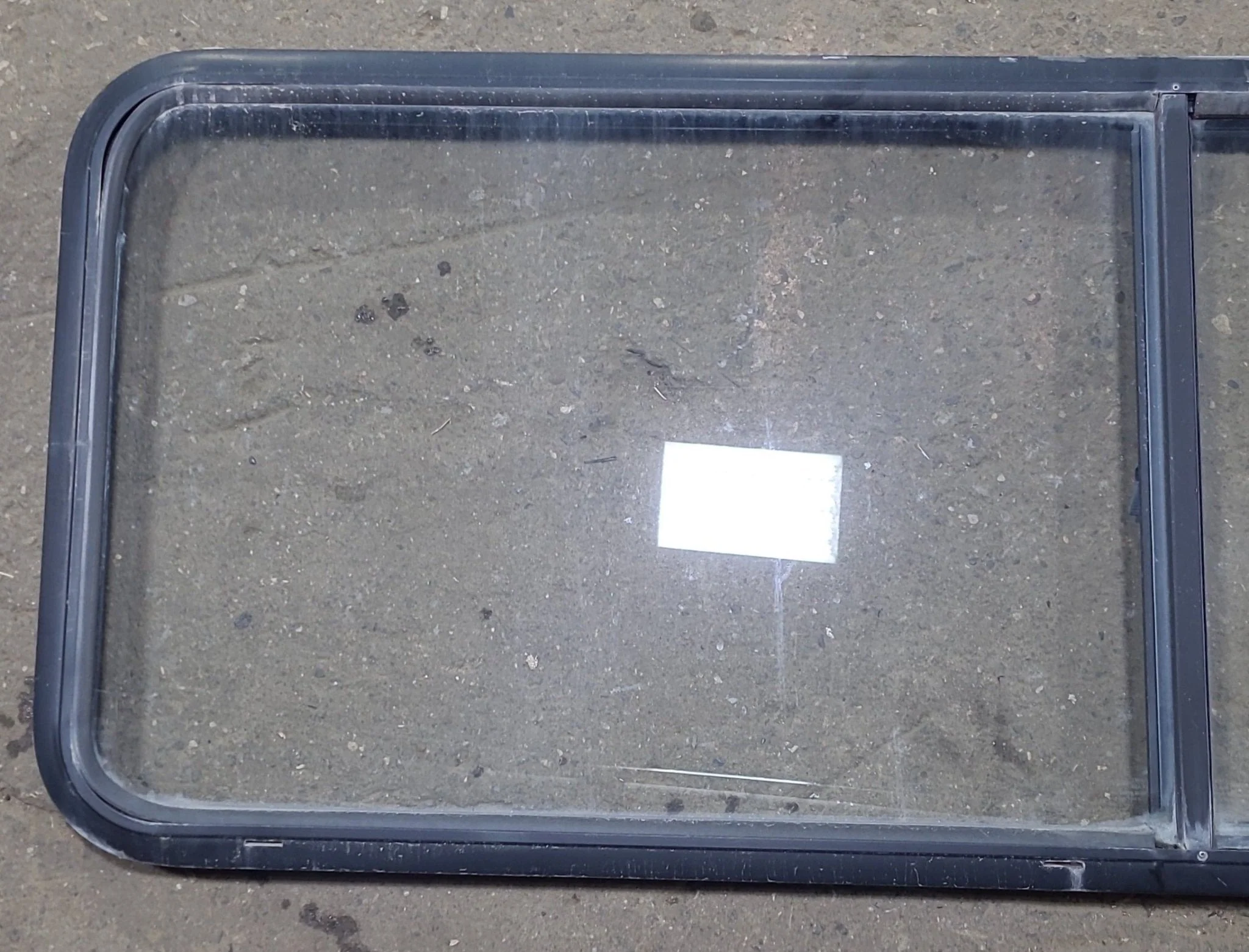 Used Black Radius Emergency Opening Window : 60 1/4" W x 21 3/4" H x 1 7/8" D - Image 3