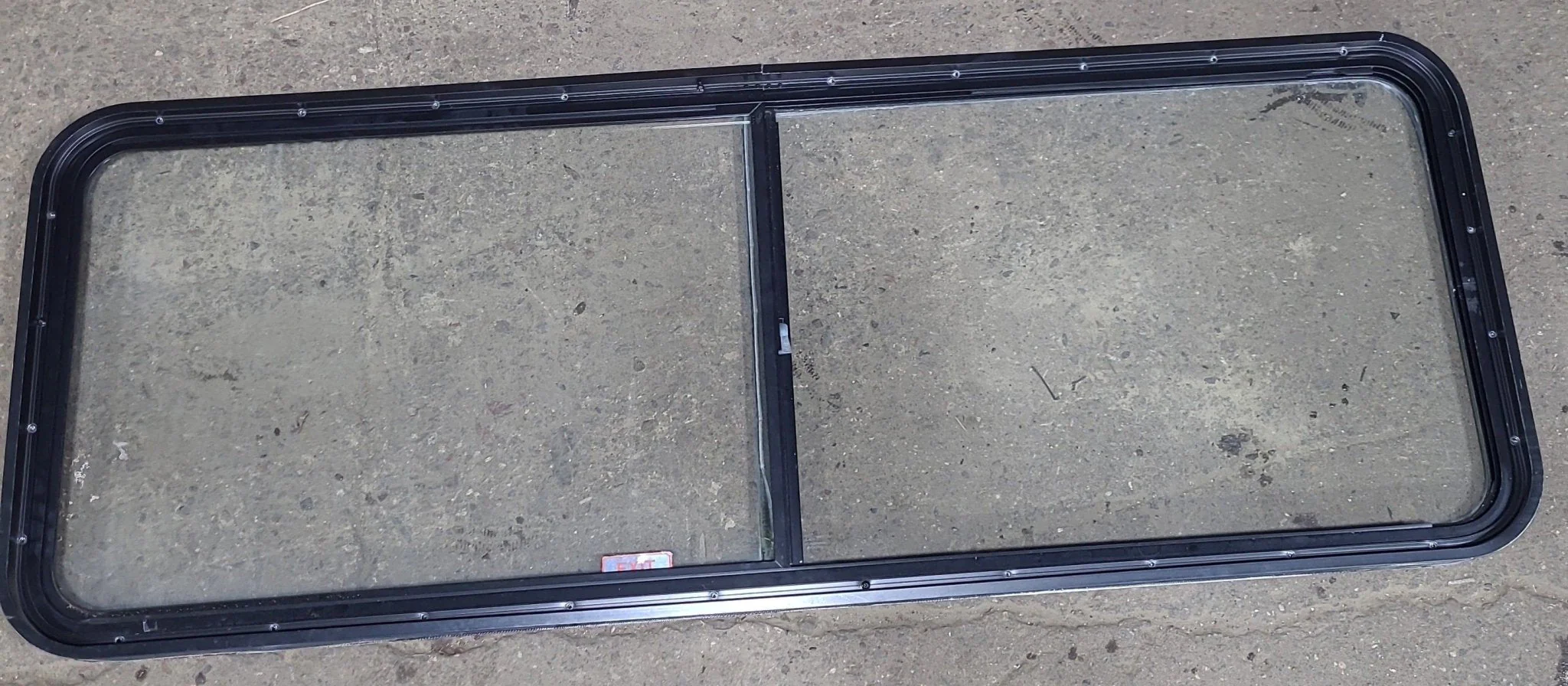 Used Black Radius Emergency Opening Window : 60 1/4" W x 21 3/4" H x 1 7/8" D - Image 5