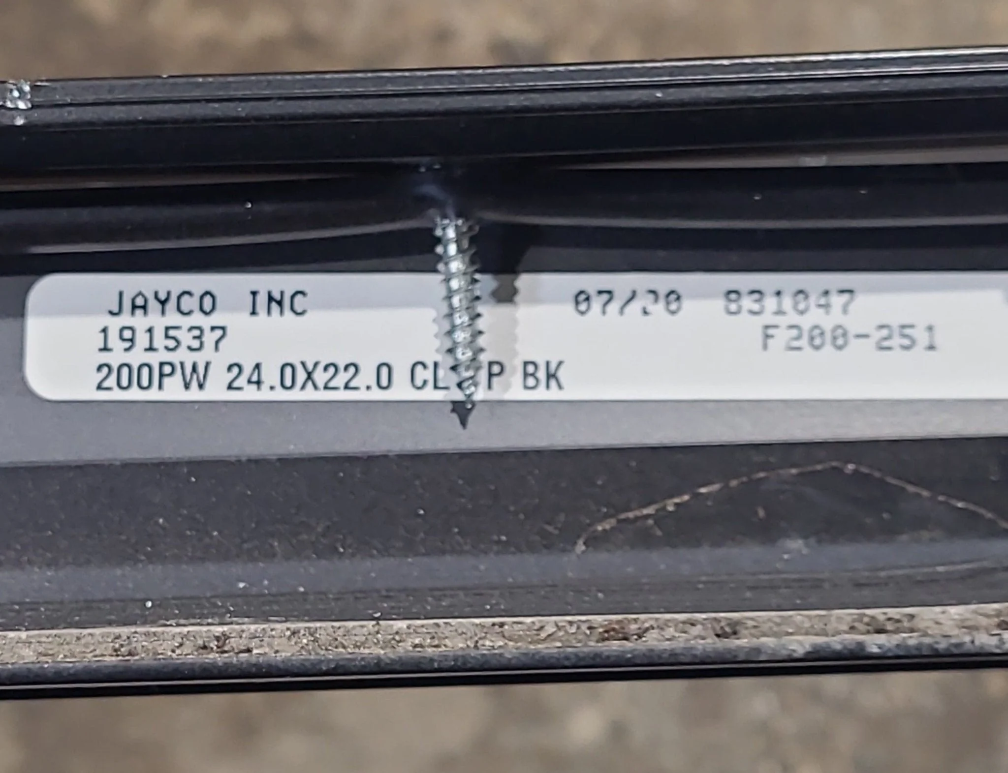 Used Black Radius Non Opening Window : 23 1/2" W x 21 1/2" H x 1 3/4" D - Image 7