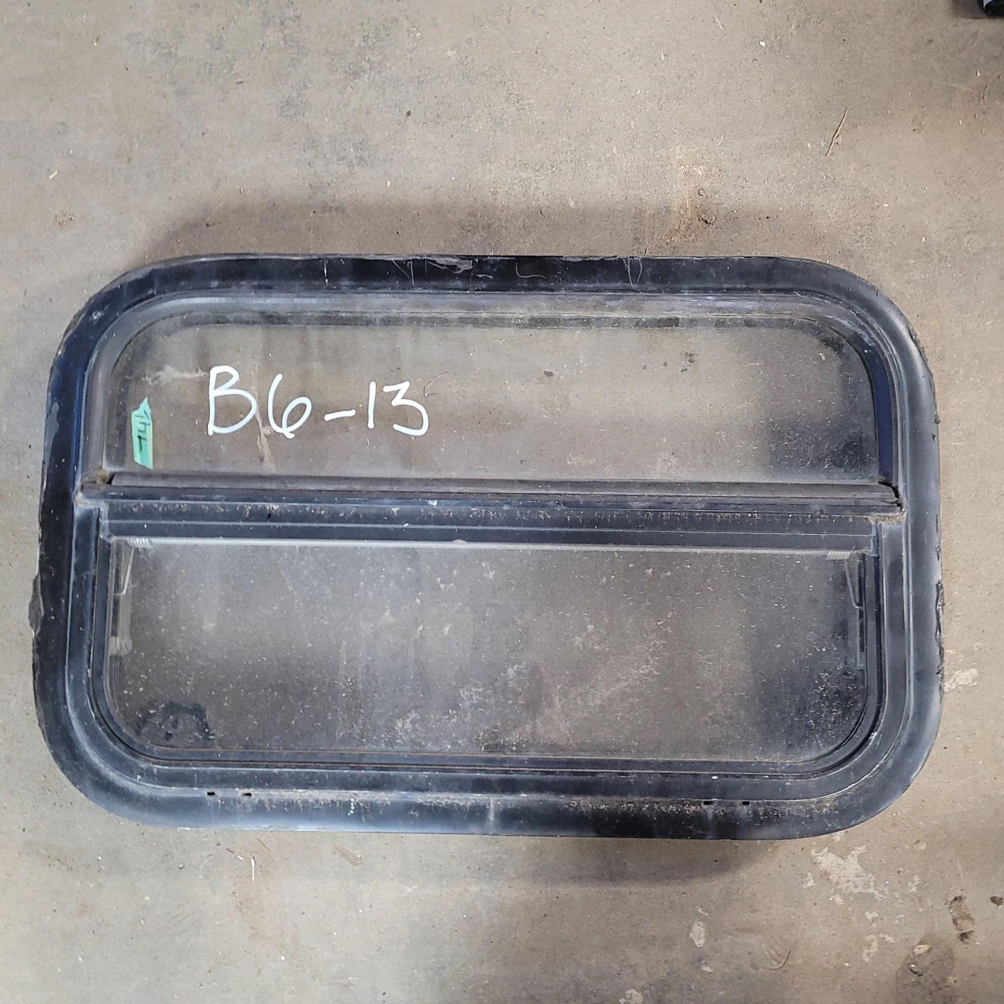 Used Black Radius Opening Window : 23 1/2 X 14 1/2  X 2" D