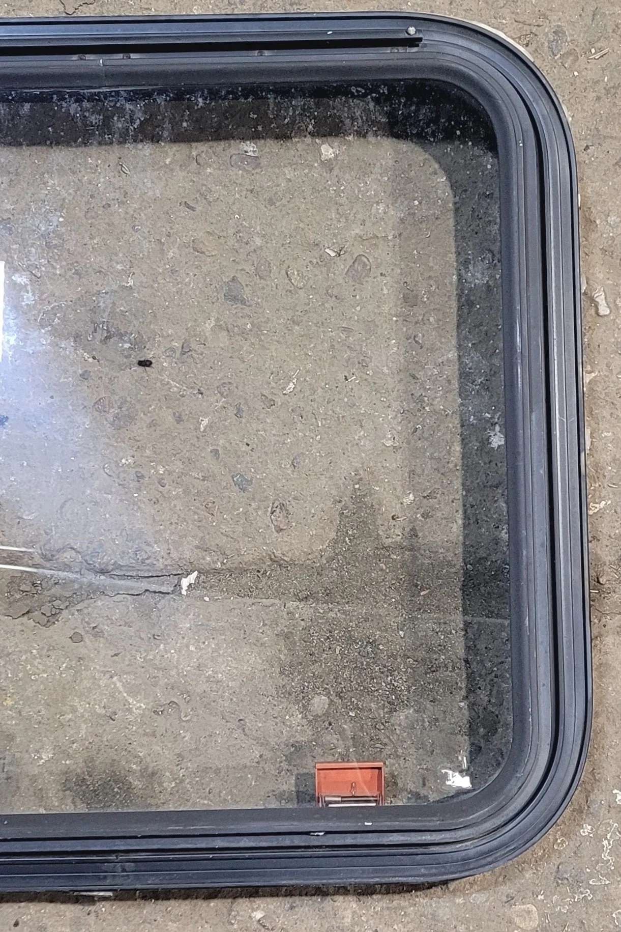 Used Black Radius Emergency Opening Window : 23 1/4" W x 21 1/2" H x 1 7/8" - Image 3