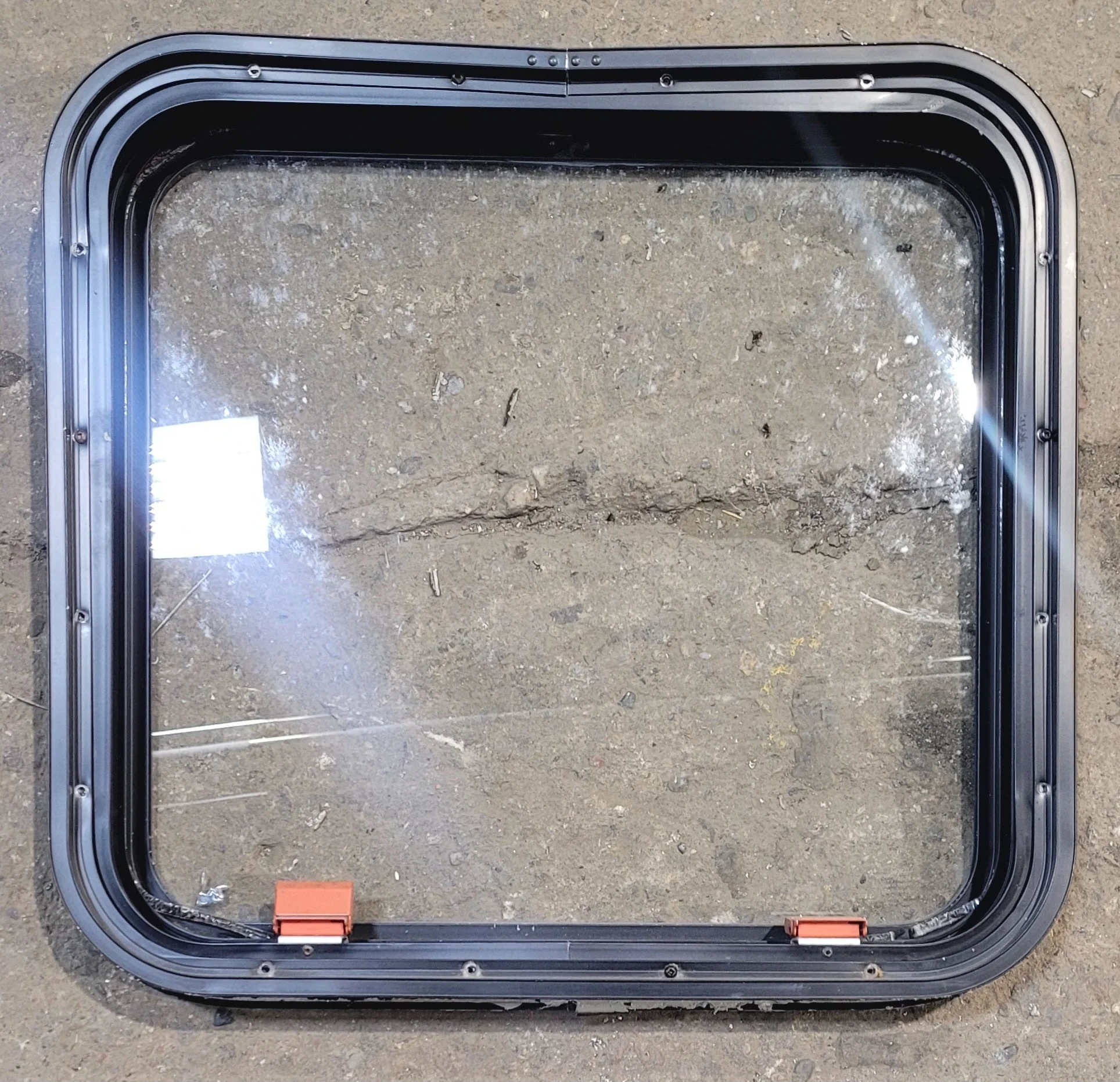 Used Black Radius Emergency Opening Window : 23 1/4" W x 21 1/2" H x 1 7/8" - Image 5