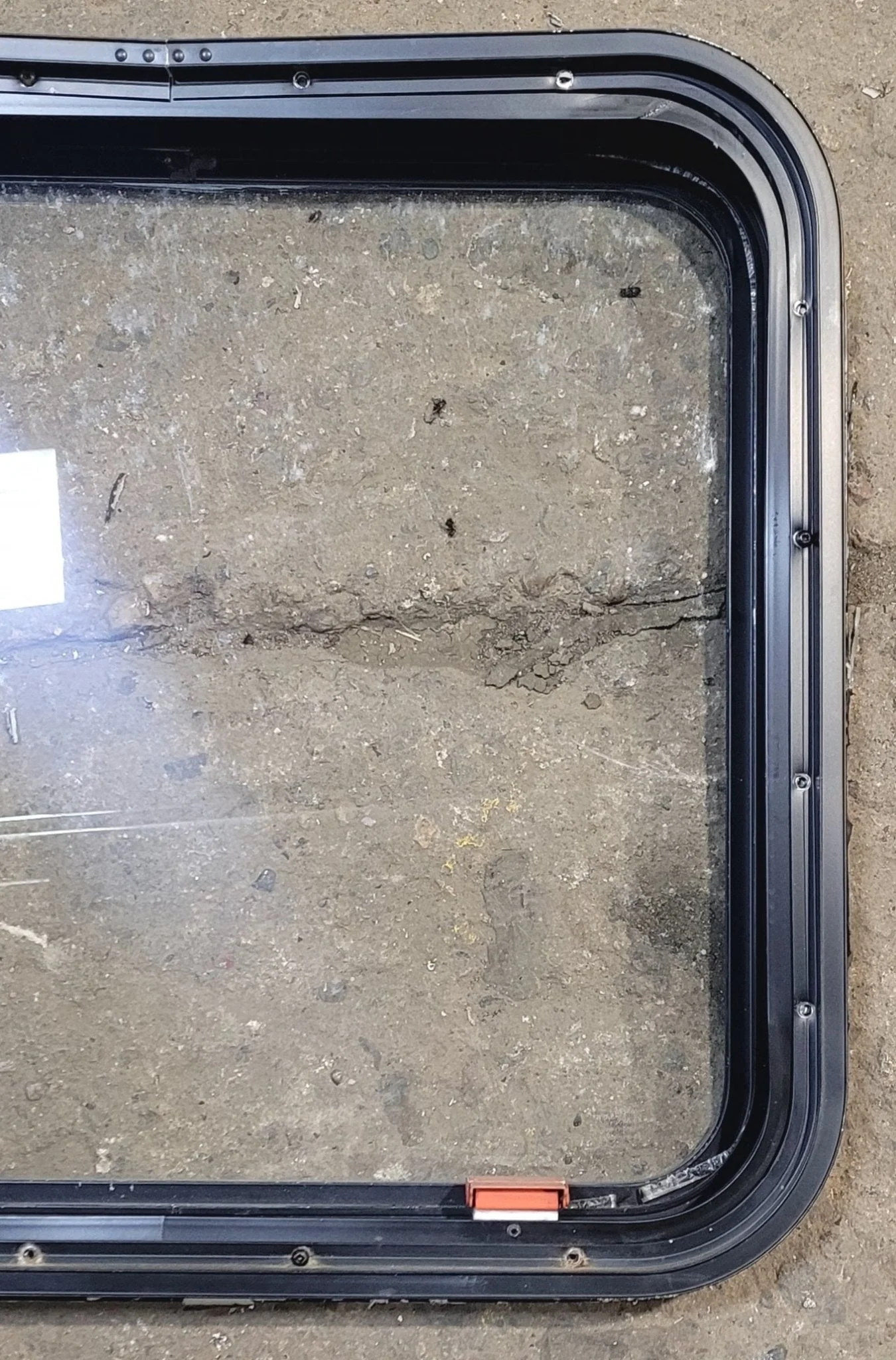Used Black Radius Emergency Opening Window : 23 1/4" W x 21 1/2" H x 1 7/8" - Image 7