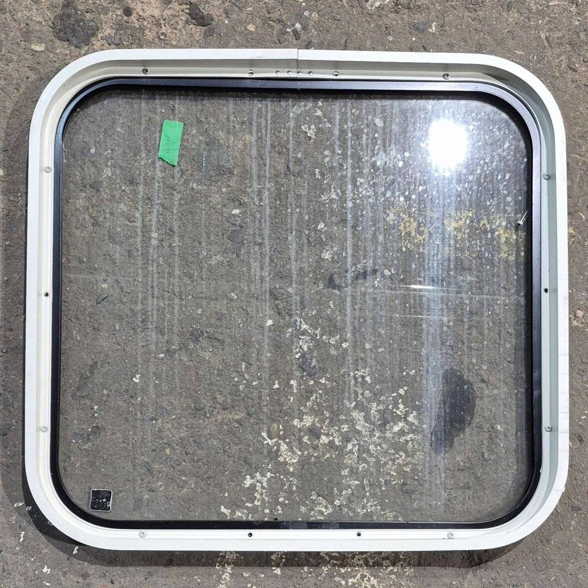 Used Black Radius Non-Opening Window - 23.375 X 21.75 X 1.625 - Image 2