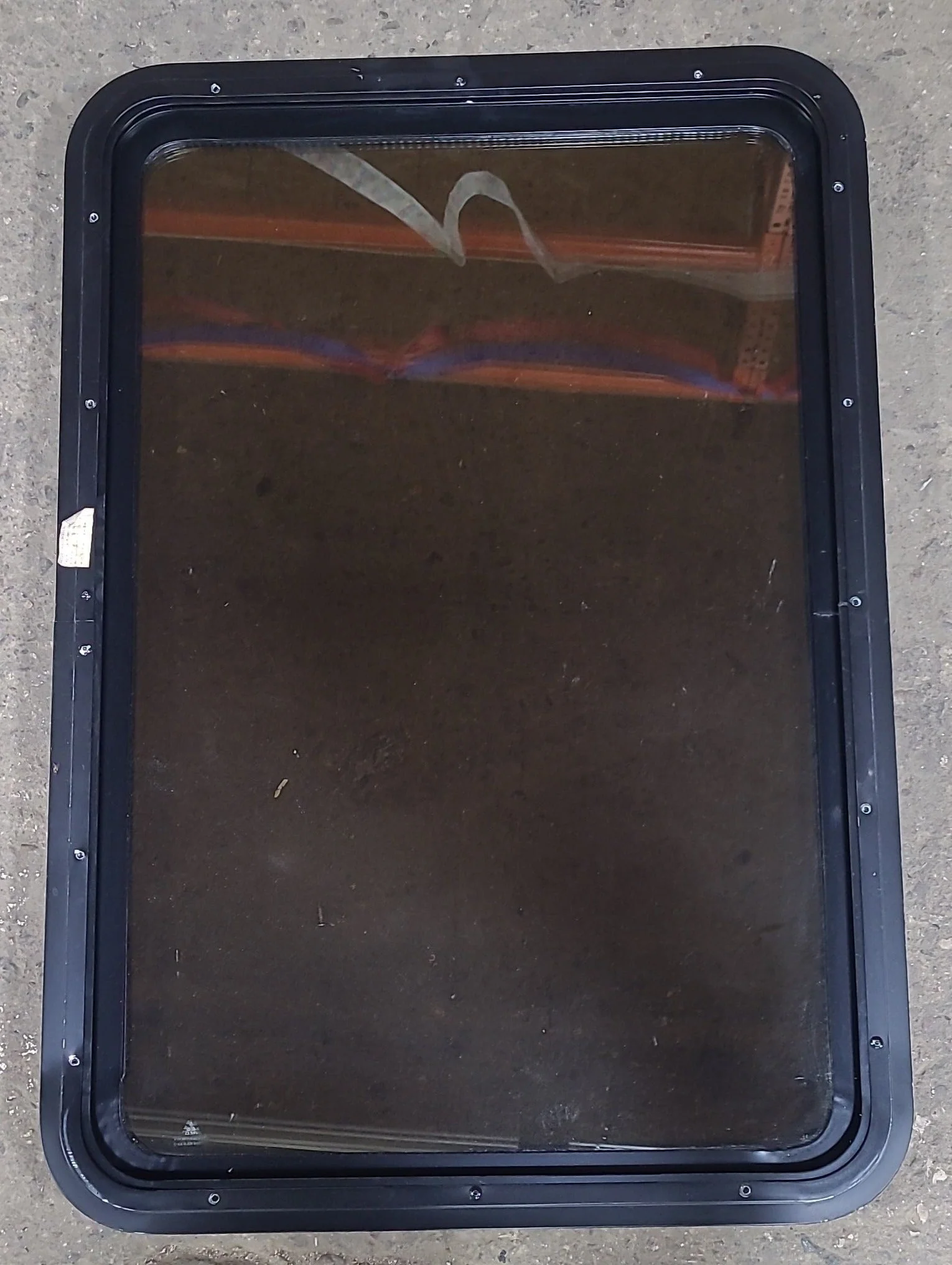 Used Black Radius Non Opening Window : 24 1/4" W x 35 1/2" H x 1 7/8" D - Image 4