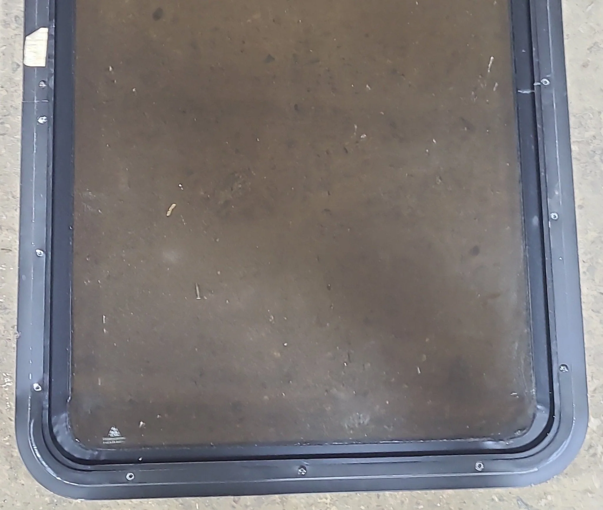 Used Black Radius Non Opening Window : 24 1/4" W x 35 1/2" H x 1 7/8" D - Image 5