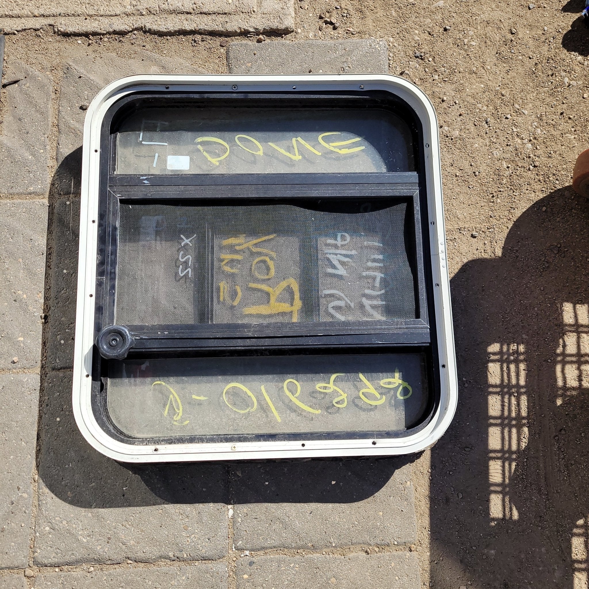 Used Black Radius Opening Window : 24 X 22 X 2" D - Image 2