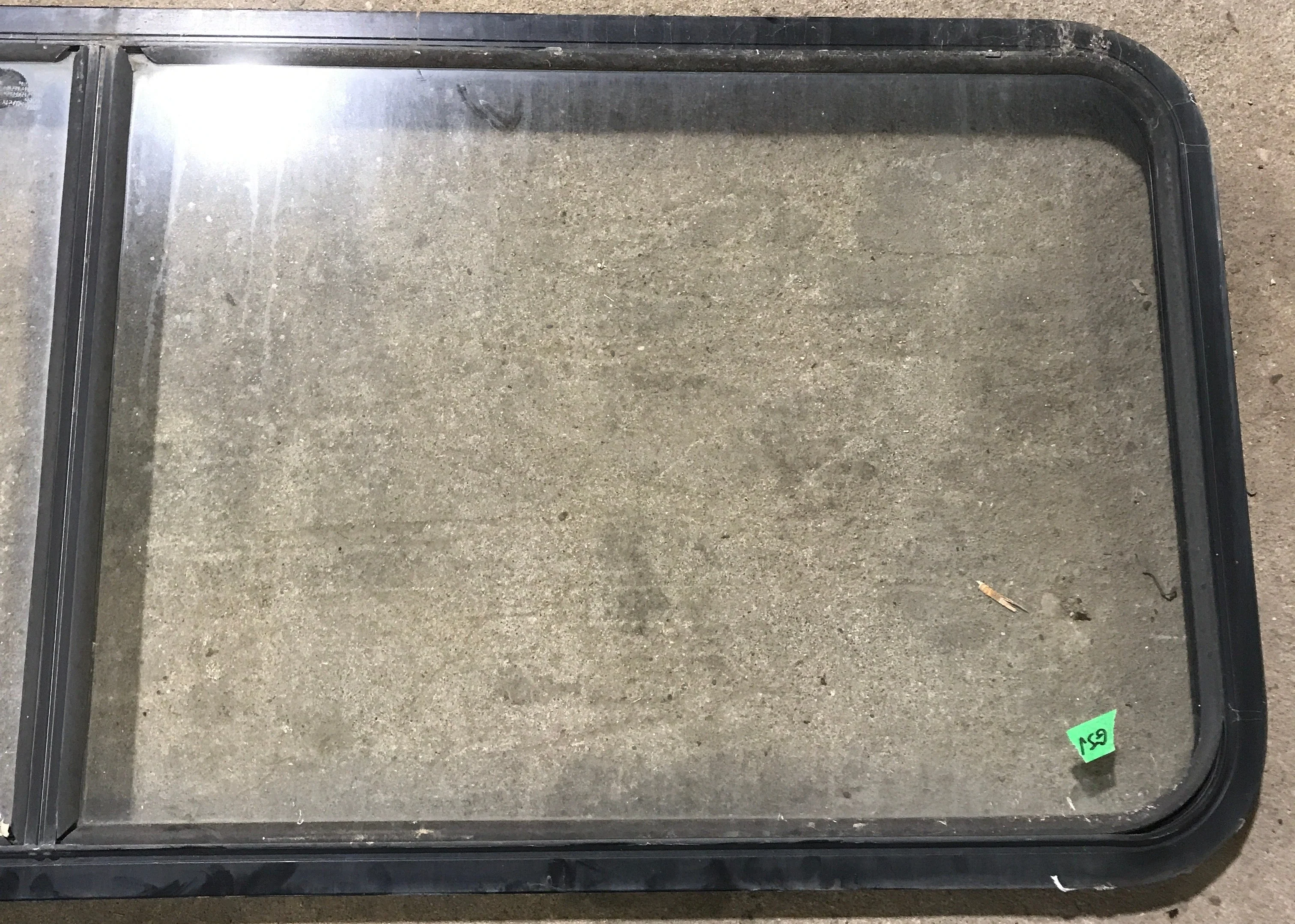 Used Black Radius Non Opening Window : 60 1/4" W x 21 3/4" H x 1 7/8" D - Image 4