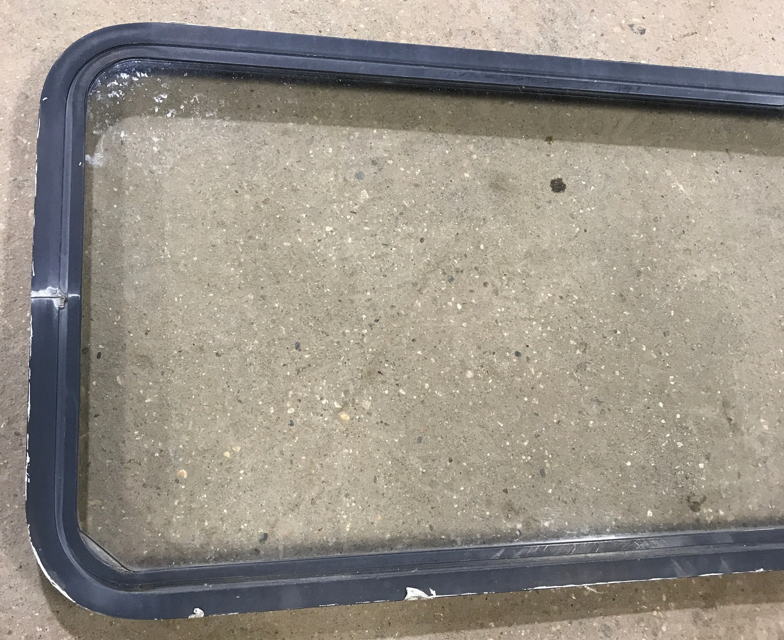Used Black Radius Non Opening Window : 60" W x 21 1/2" H x 1 7/8" D - Image 3