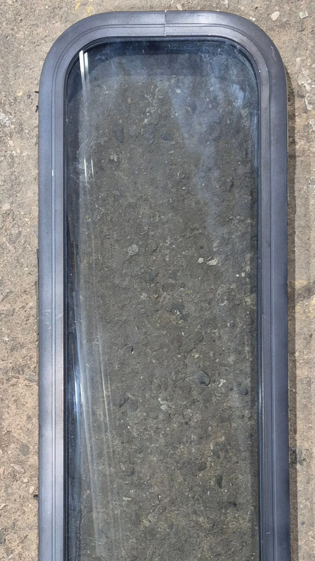Used Black Radius Opening Window : 11 1/4" W x 47 1/4" H x 1 3/4" D - Image 4