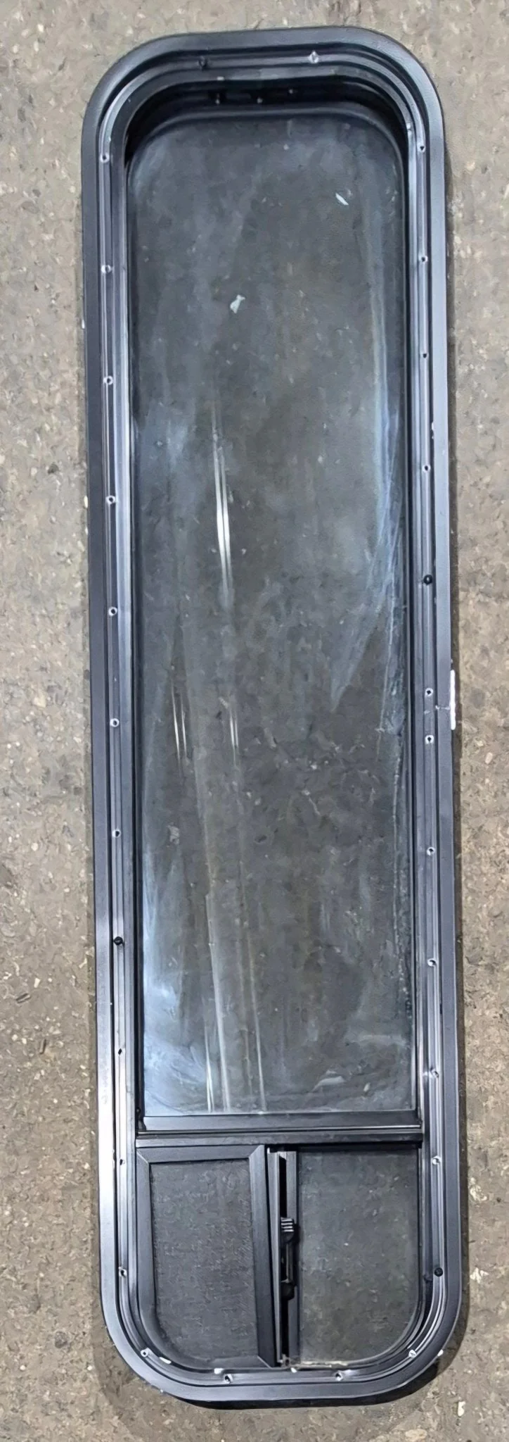 Used Black Radius Opening Window : 11 1/4" W x 47 1/4" H x 1 3/4" D - Image 5