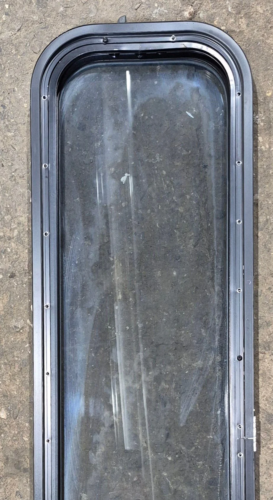 Used Black Radius Opening Window : 11 1/4" W x 47 1/4" H x 1 3/4" D - Image 7
