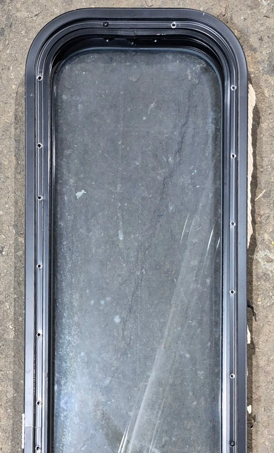 Used Black Radius Opening Window : 11 1/4" W x 47 1/4" H x 1 3/4" D - Image 7