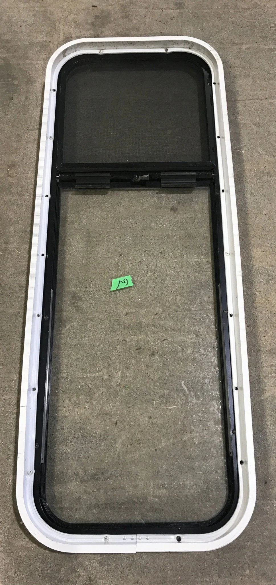 Used Black Radius Opening Window : 15 1/2" W x 41 1/2" H x 2" D - Image 5
