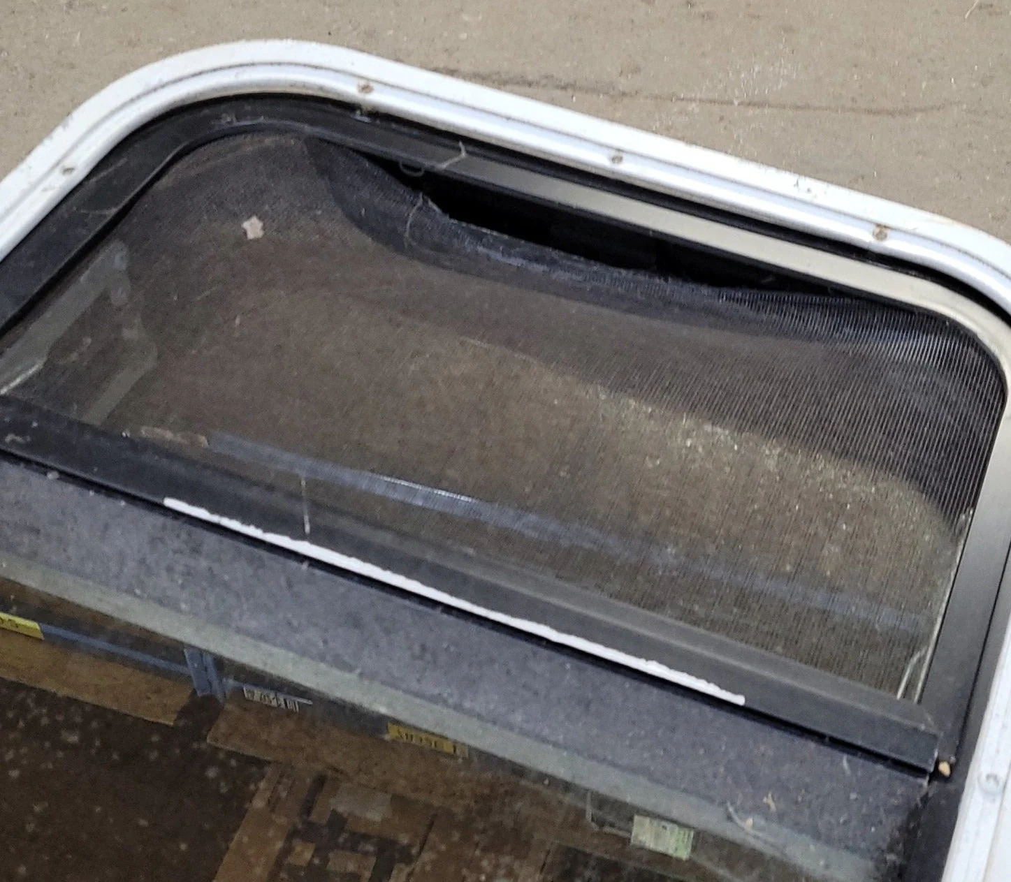 Used Black Radius Opening Window : 16 3/4" W X 59 1/2" H X 1 7/8" D - Image 7
