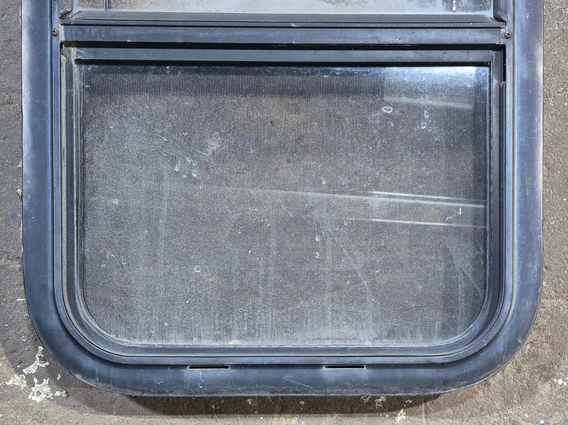 Used Black Radius Opening Window : 17 1/2" W x 25 1/4" H x 1 7/8" D - Image 2