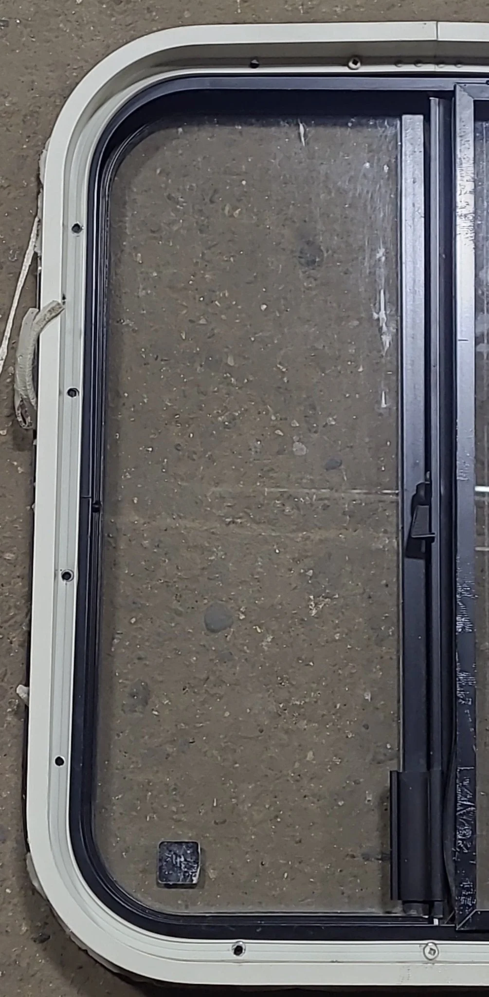 Used Black Radius Opening Window : 17 3/4" W x 22" H x 1 7/8" D - Image 5