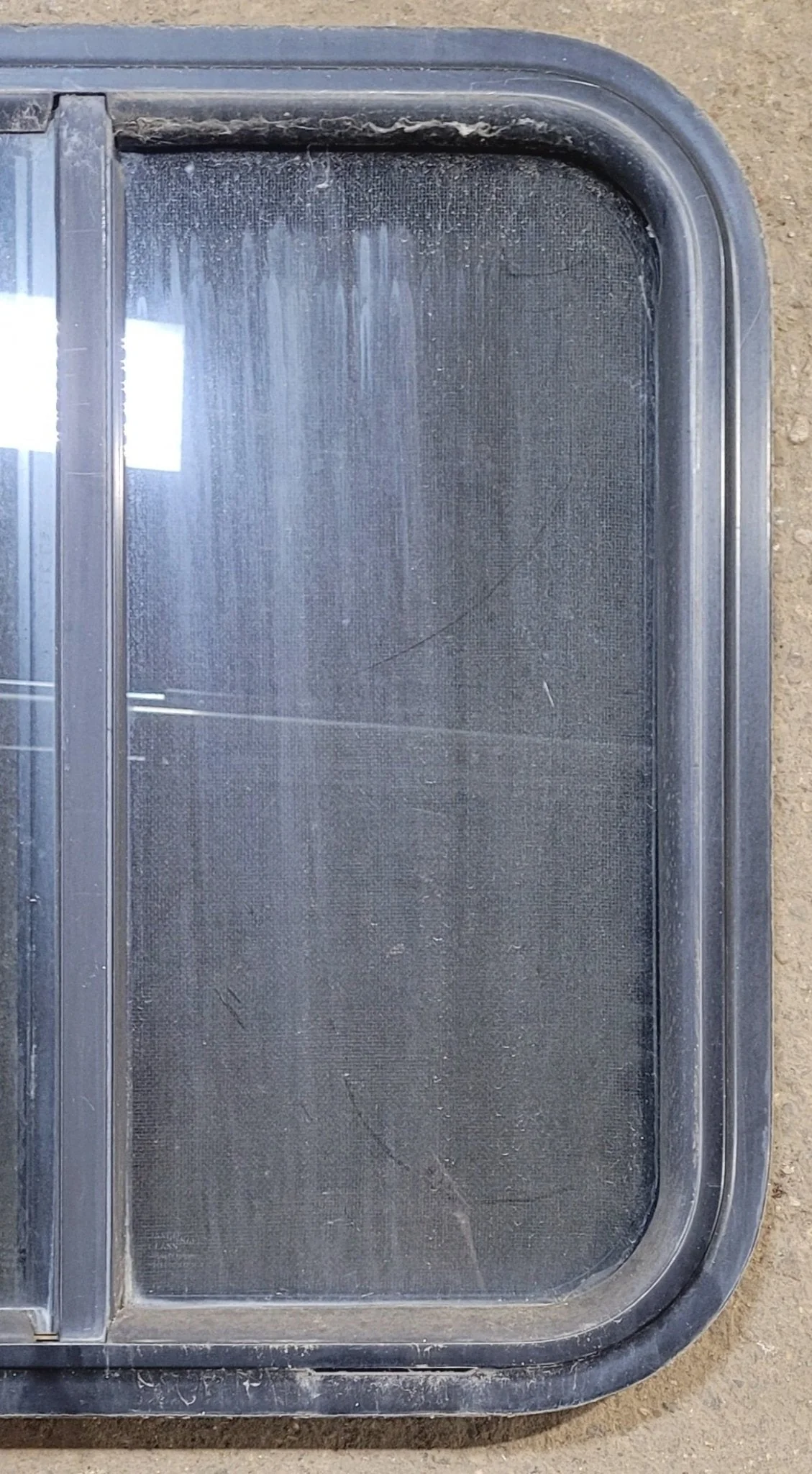 Used Black Radius Opening Window : 20 3/4" W x 20" H x 1 3/4" - Image 3