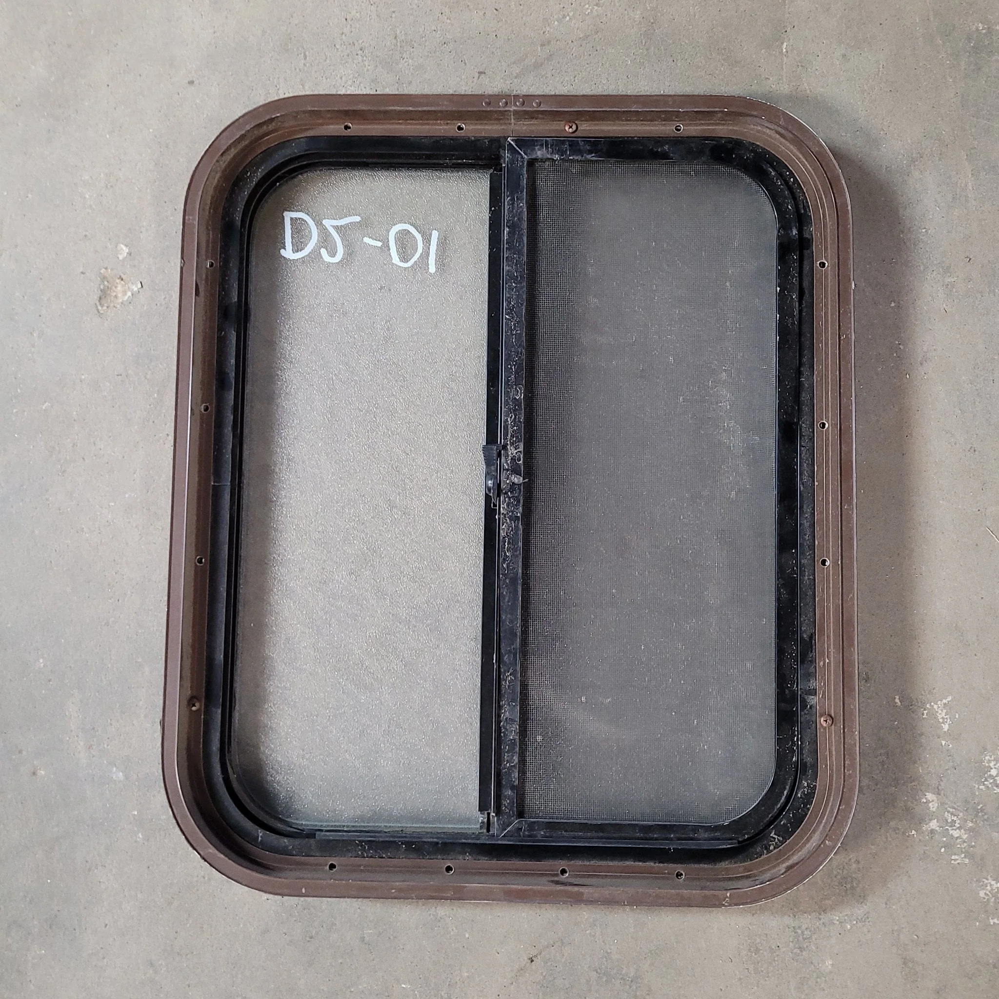 Used Black Radius Opening Window : 21 1/2 X 18 X 2" D - Image 2
